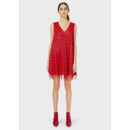 Emporio Armani Beaded Mini Dress