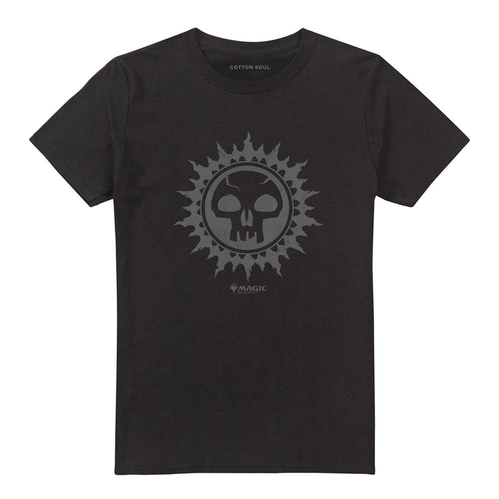 Black - Magic the Gathering - Magic The Gathering Black Mana Skull Mens T-Shirt - 4