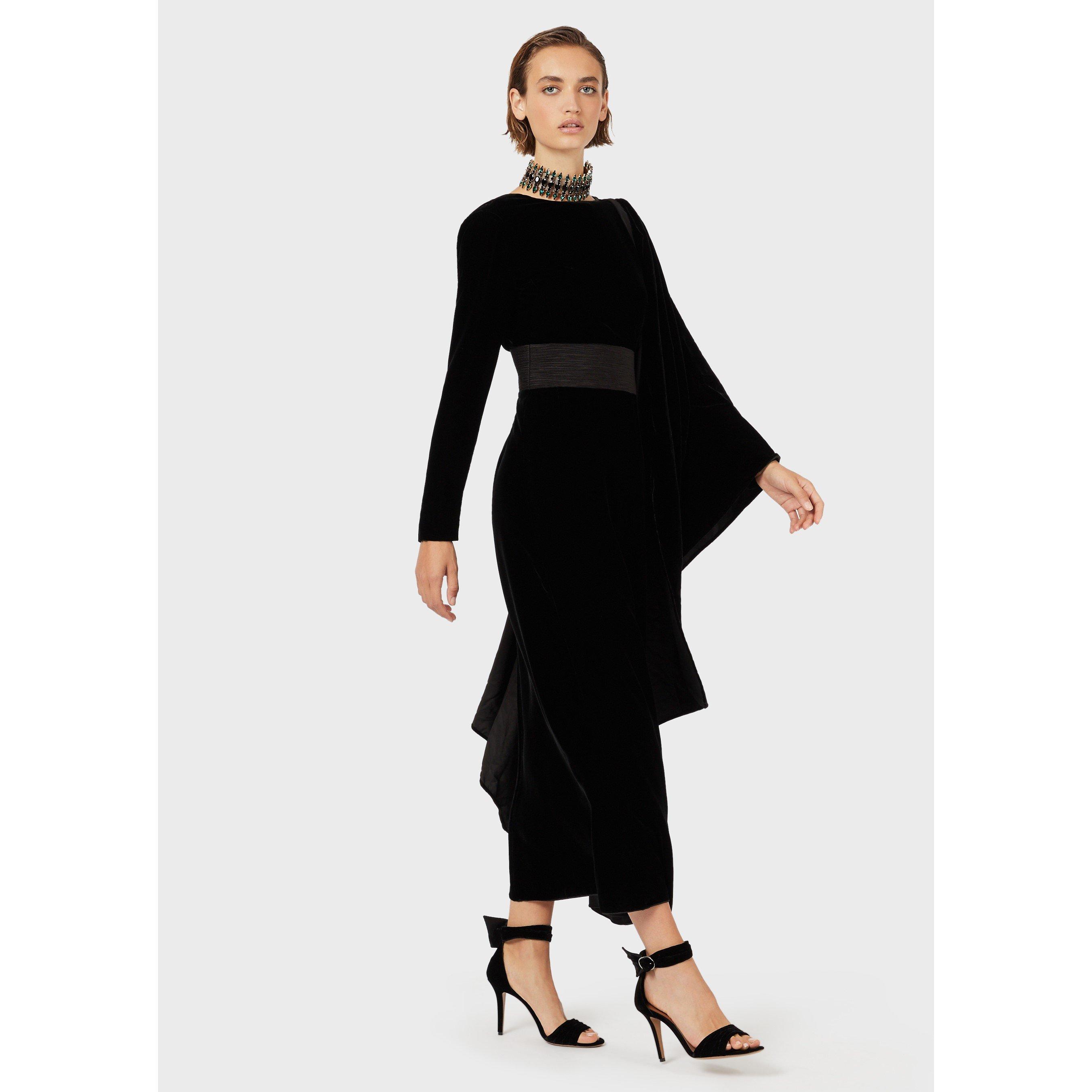 Black - Emporio Armani - Women's Maxi Dress - 4