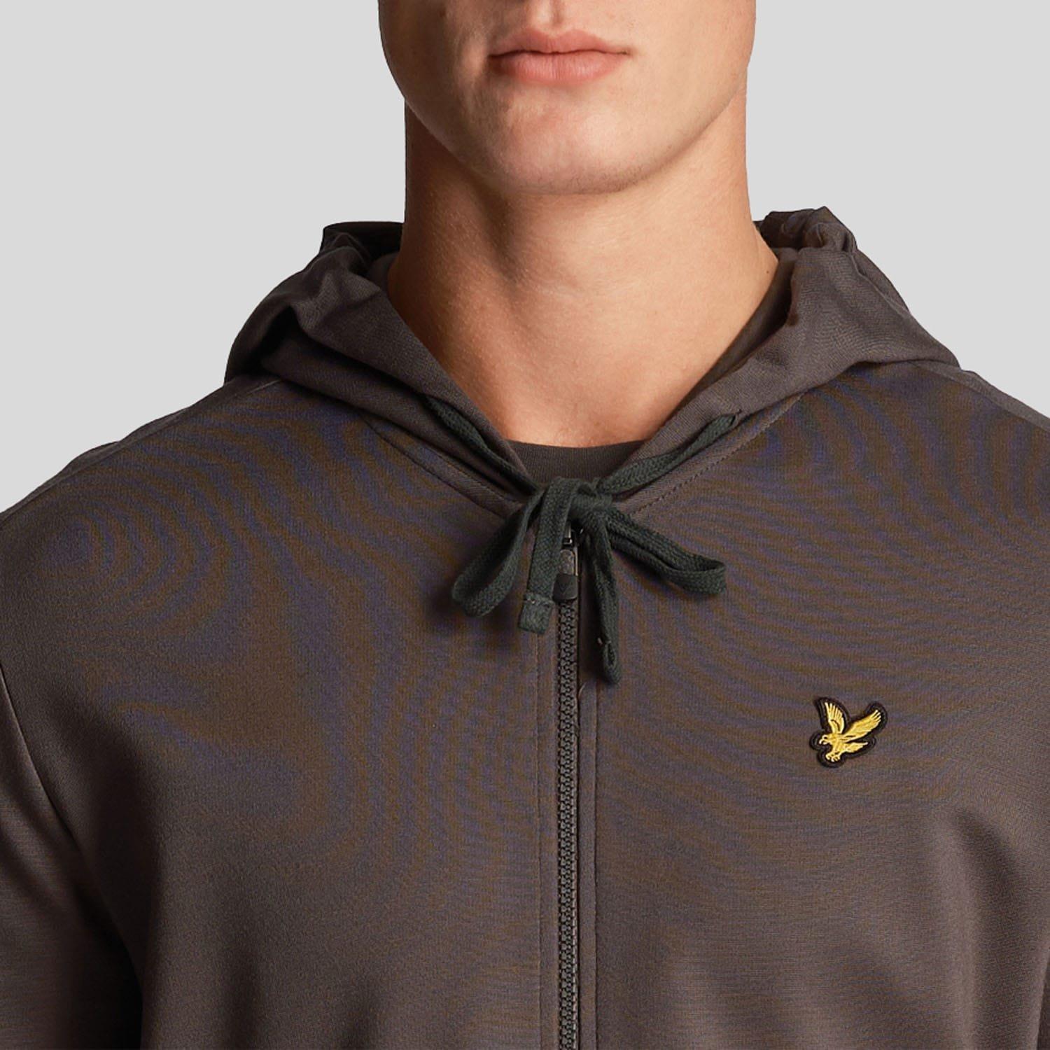 Grey - Lyle and Scott - Full-Zip Hoodie - 4