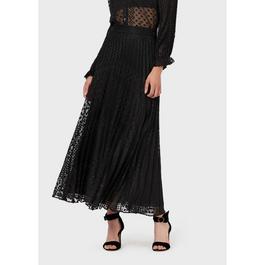 Emporio Armani Pleated Maxi Skirt