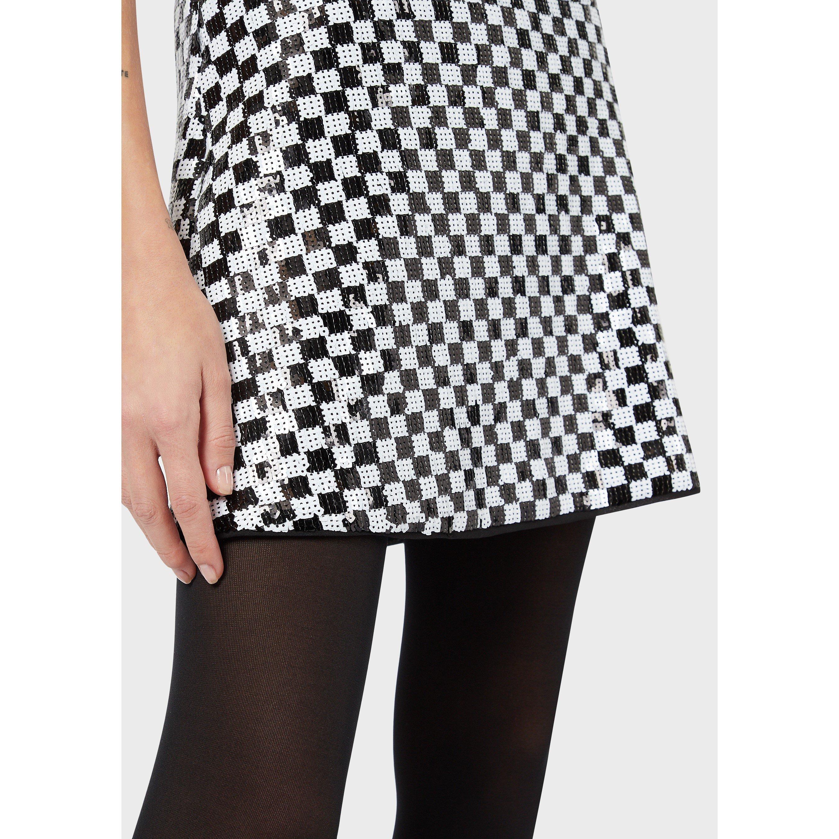 Black Multi - Emporio Armani - Women's Print A-Line Skirt - 3