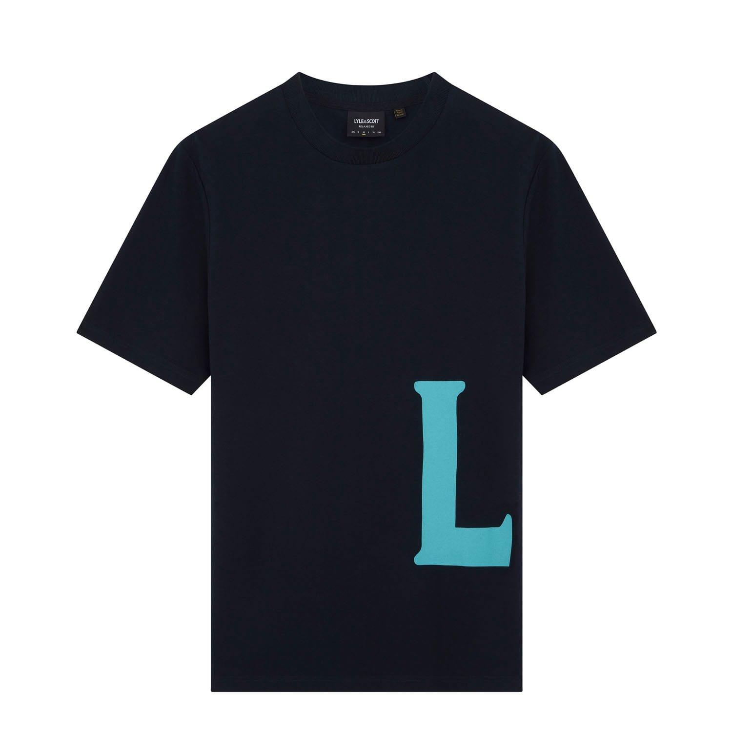 Navy - Lyle and Scott - L&S T-Shirt - 5