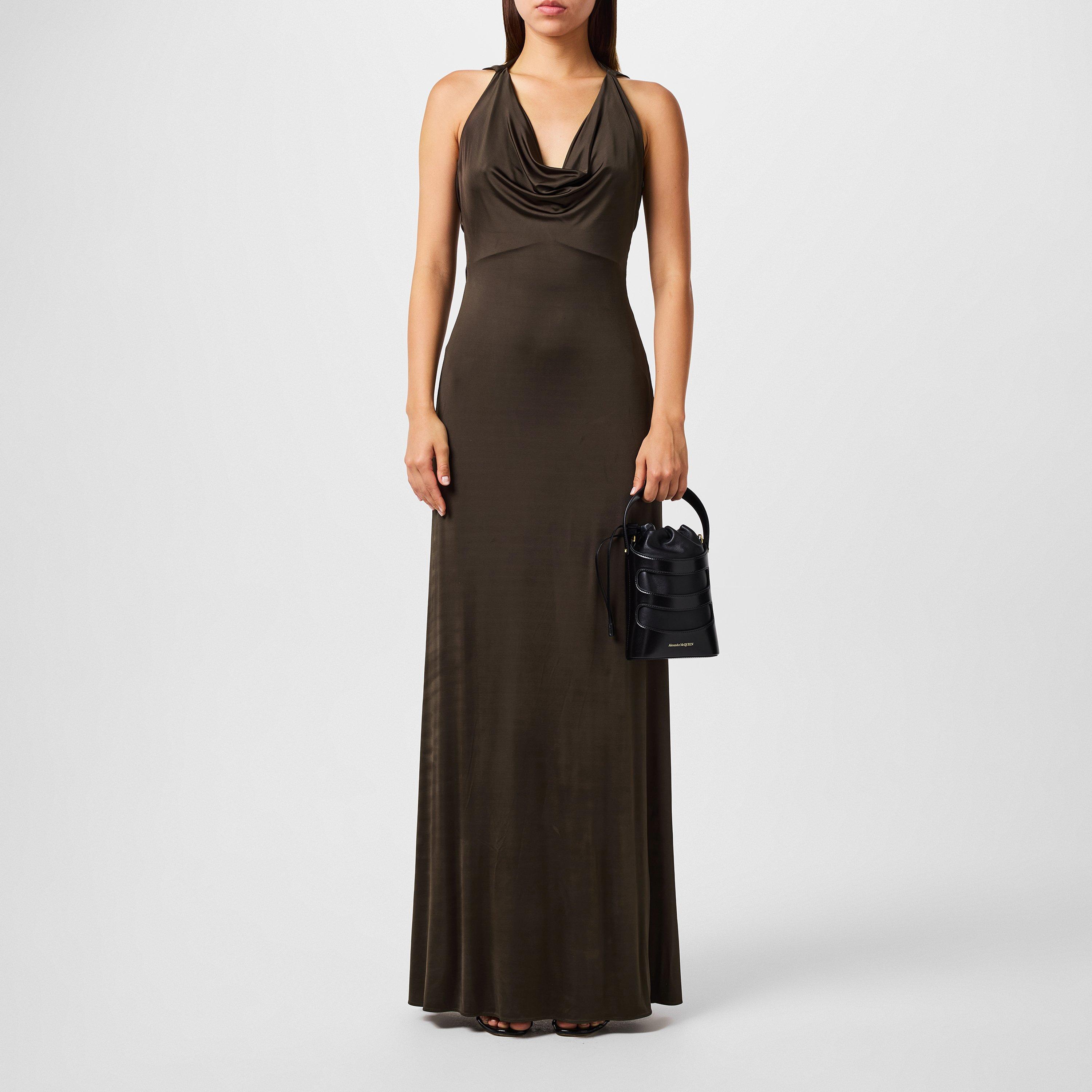 Alexander McQueen | Cowl Neck Evening Dress | Maxi Dresses