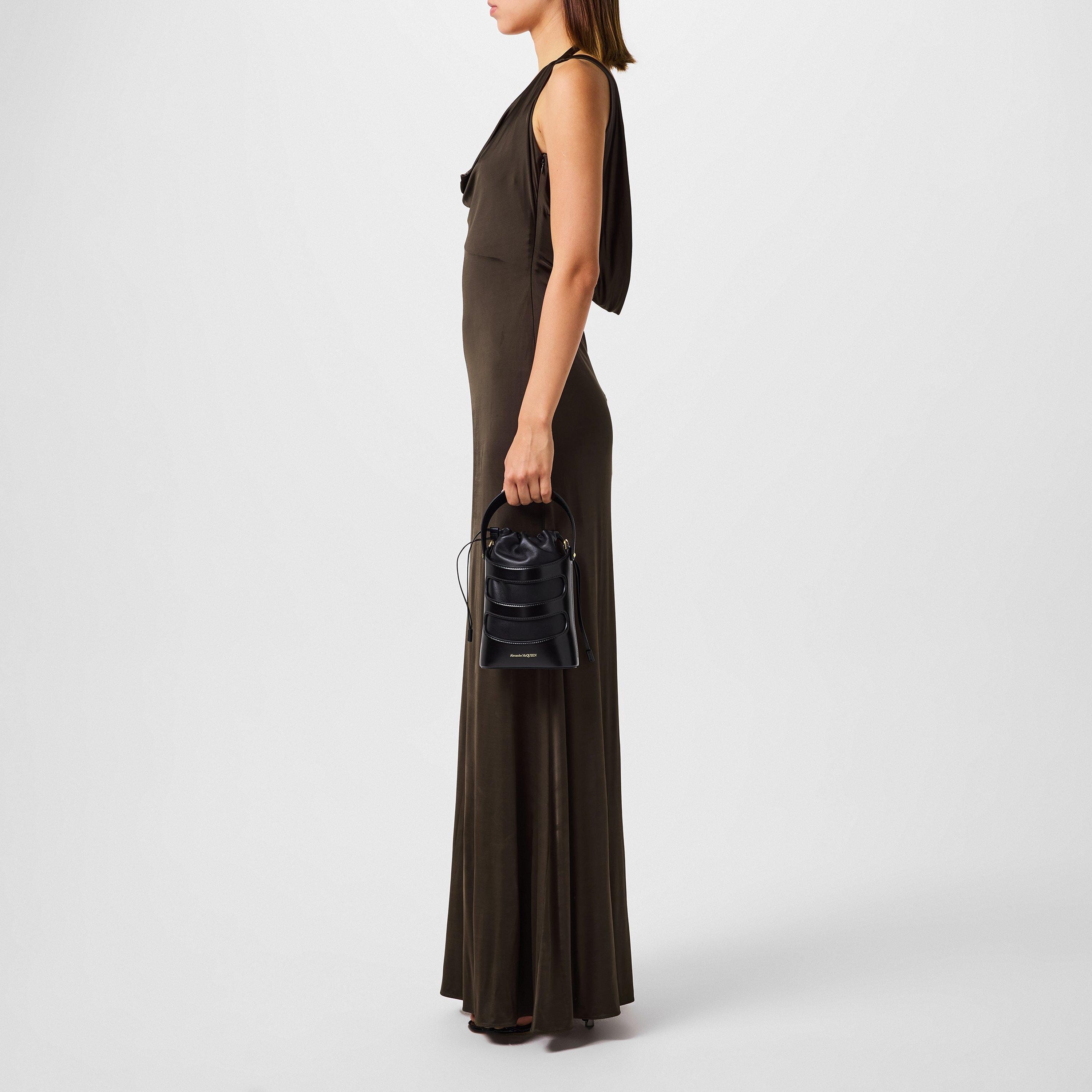 EBONY - Alexander McQueen - Cowl Neck Evening Dress - 2