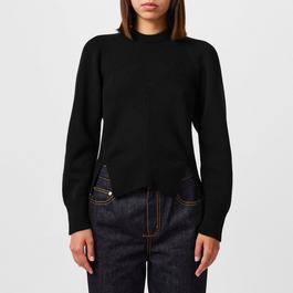 Alexander McQueen Cashmere Blend Knit Sweater