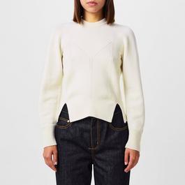 Alexander McQueen Cashmere Blend Knit Sweater