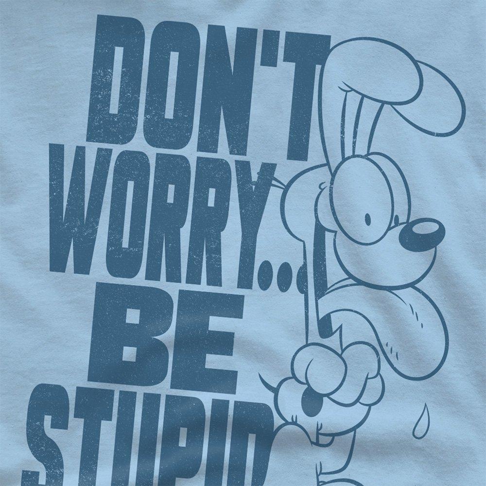 Blue - Garfield - Garfield DonT Worry T Shirt Light Blue - 2