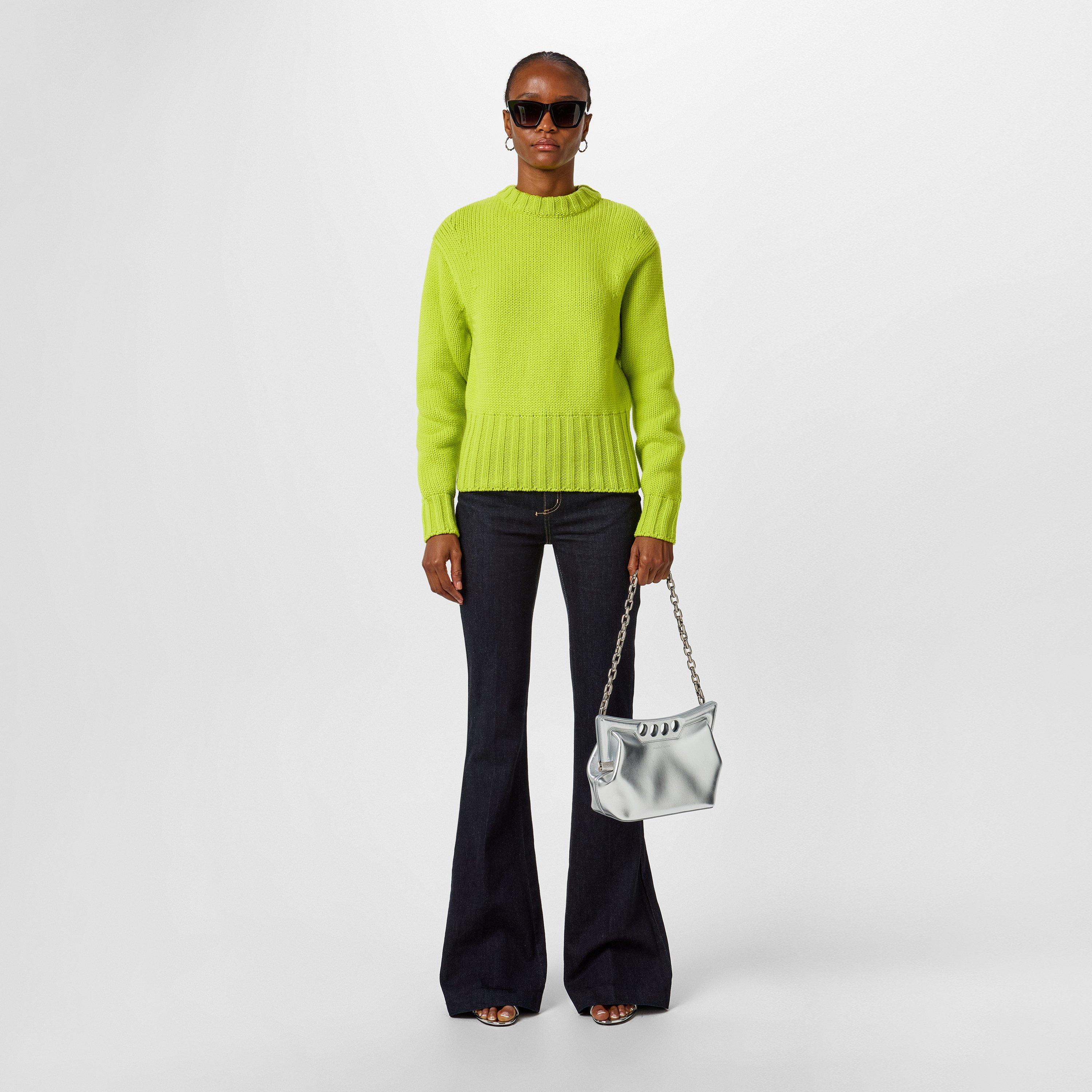 ACID YELLOW - Alexander McQueen - Crew Neck Jumper - 4
