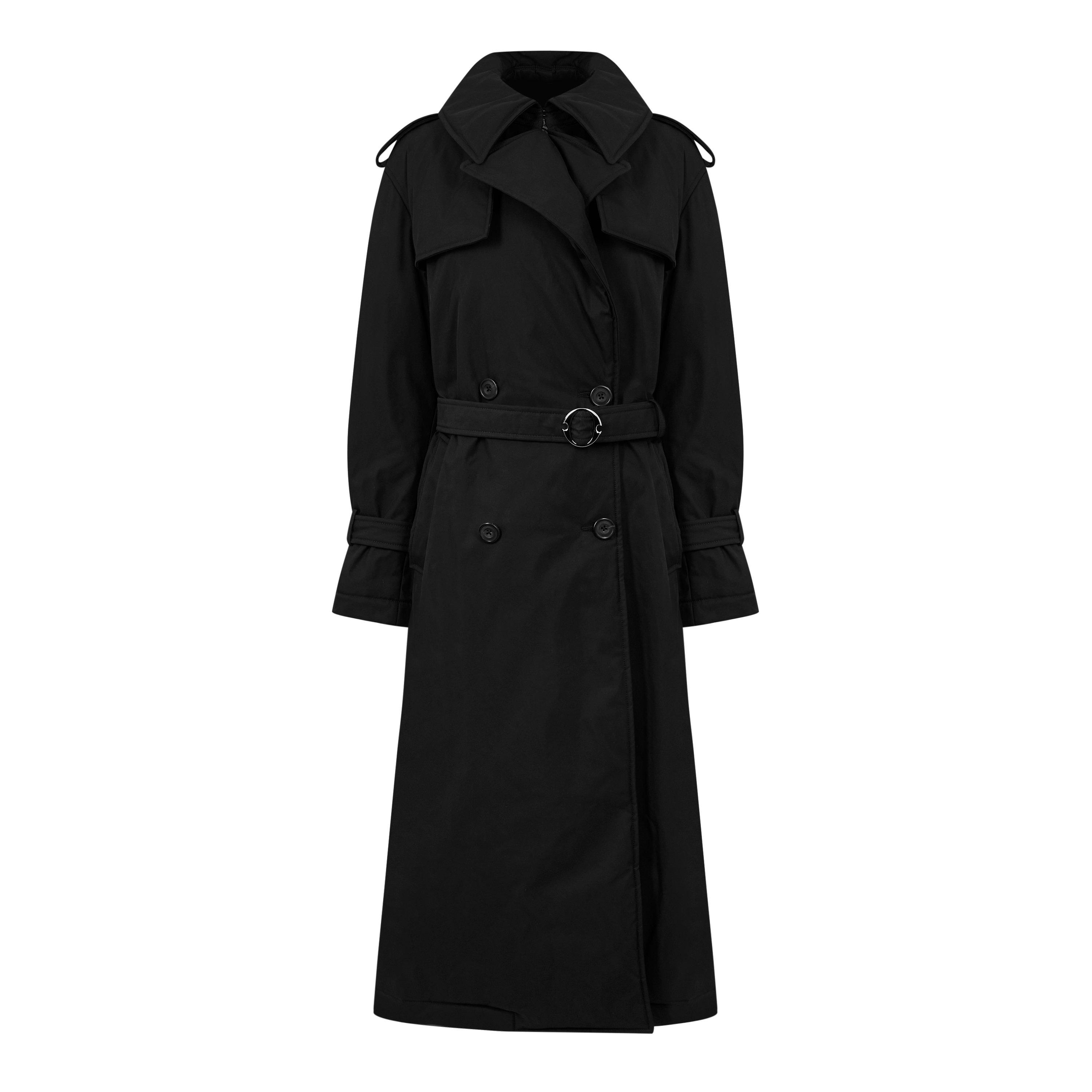 トレンチコート ALEXANDER MCQUEEN MIDNIGHT BLUE WOOL TRENCH COAT コートとアウターウェア
