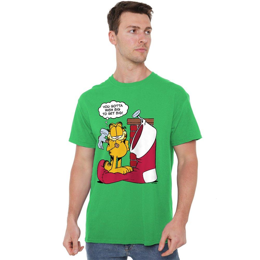 Green - Garfield - Garfield Wish Big T Shirt Kelly Green - 1