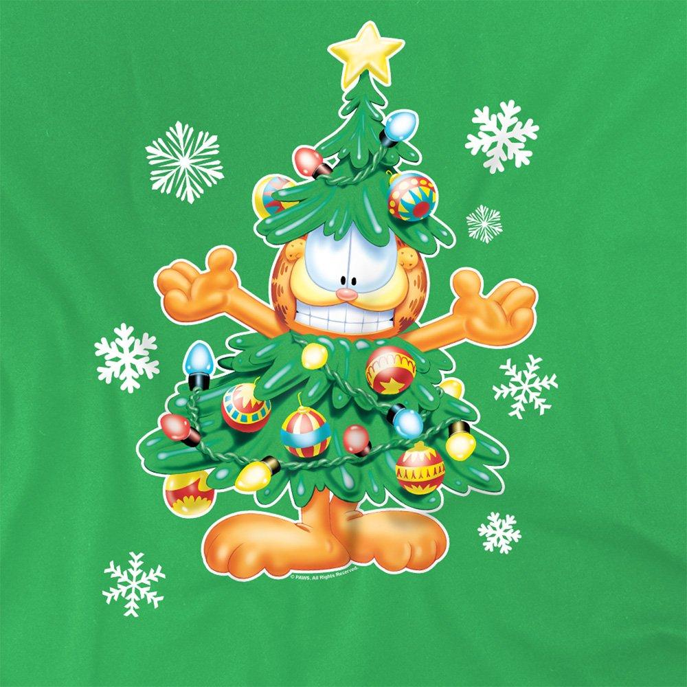Green - Garfield - Garfield Tree T Shirt Kelly Green - 2