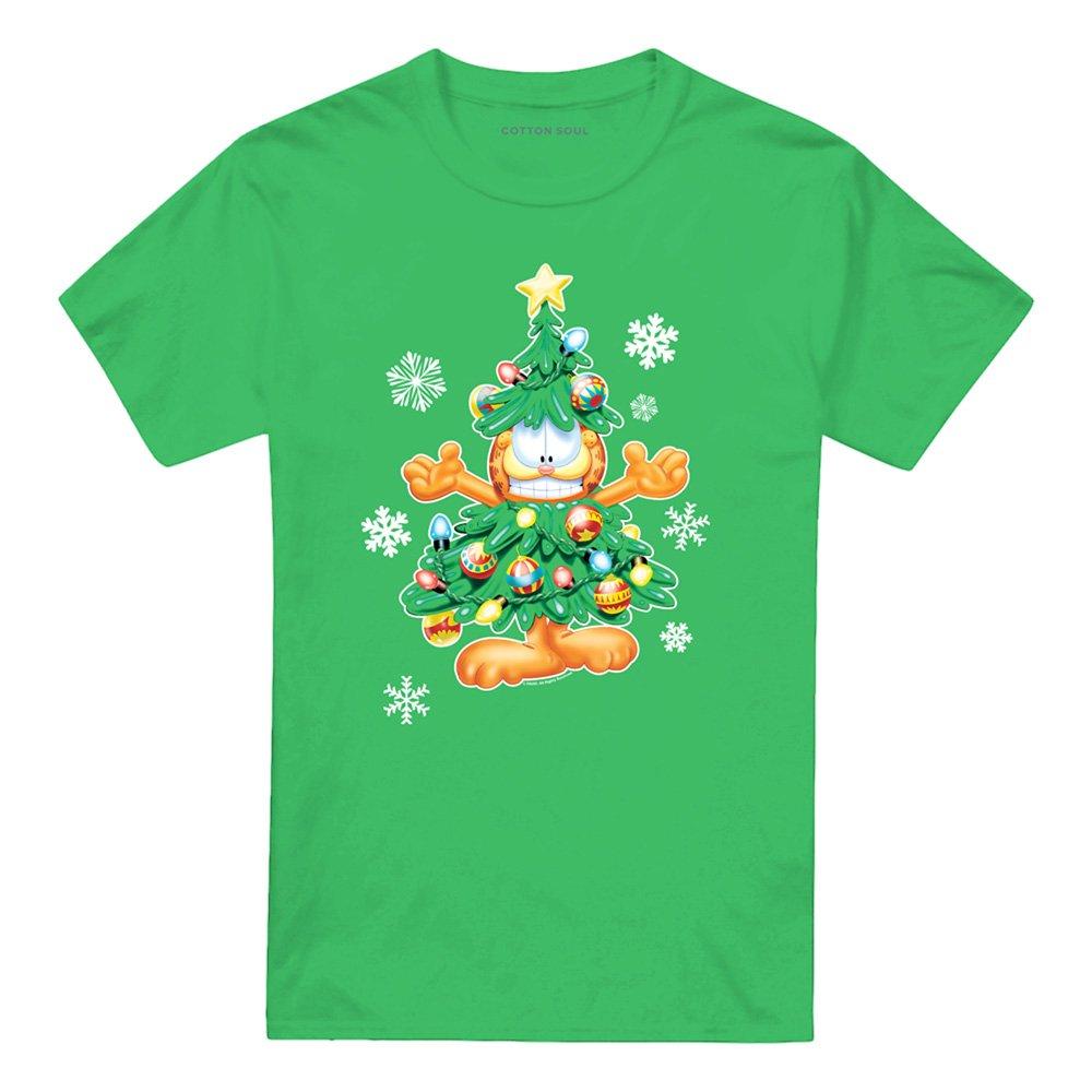 Green - Garfield - Garfield Tree T Shirt Kelly Green - 4