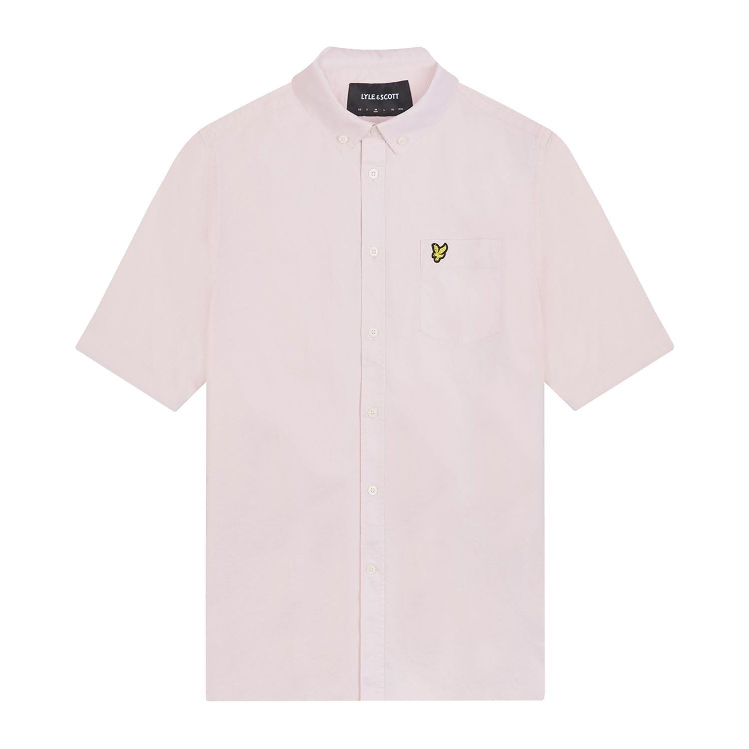 Pink - Lyle and Scott - Short Sleeve Oxford Shirt - 5