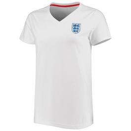 FA England Small Crest Short Sleeve T-shirt Womens
