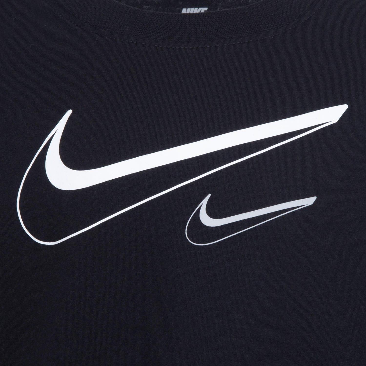 Black - Nike - Swoosh Logo Boxy T-Shirt - 3