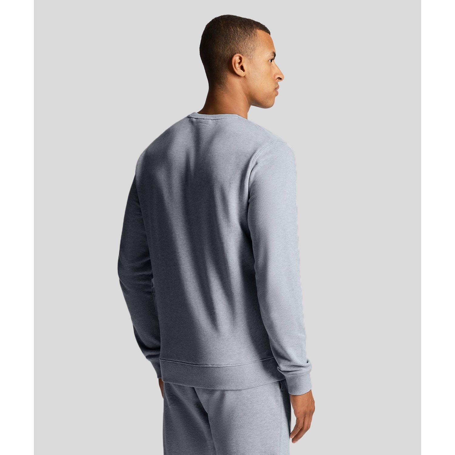 Grey - Lyle and Scott - Co-Ordinate Print Crewneck Sweatshirt - 3