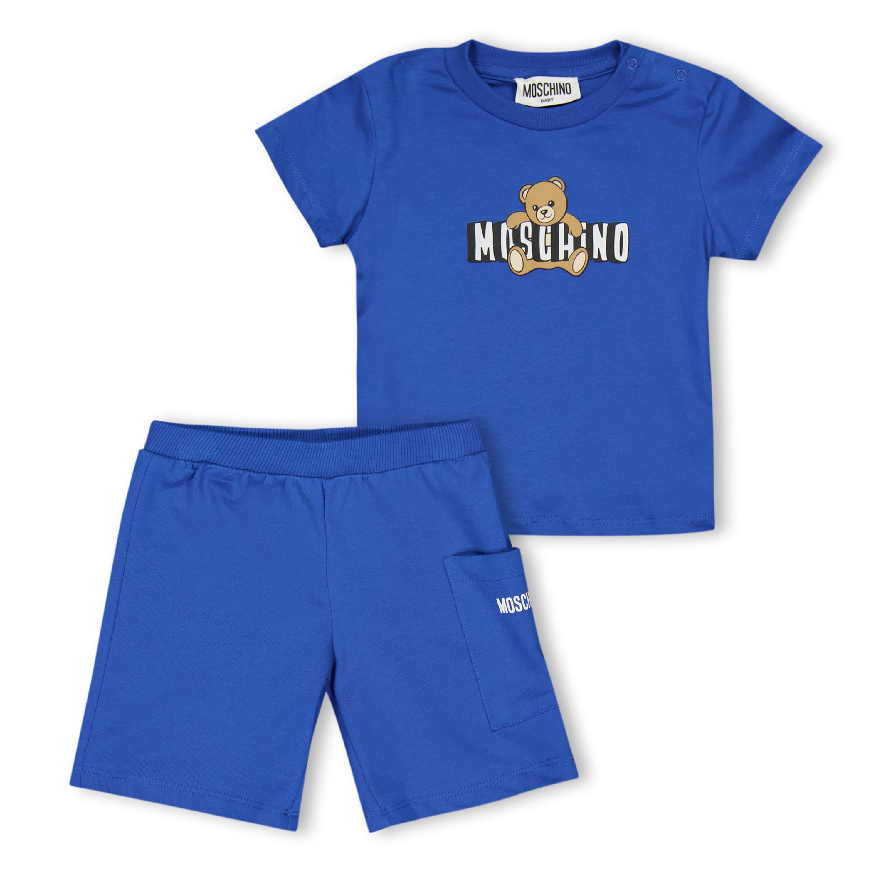 Moschino Kids' Clothing Set - Brio Blue 40630 - Size 18-24 Mnth