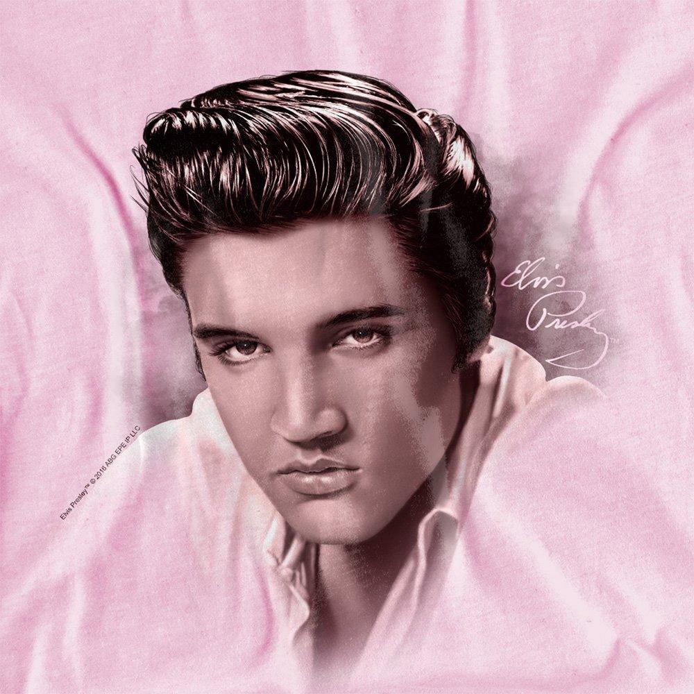 Pink - Elvis Presley - Elvis Presley The Stare Kids T-Shirt Pink - 2