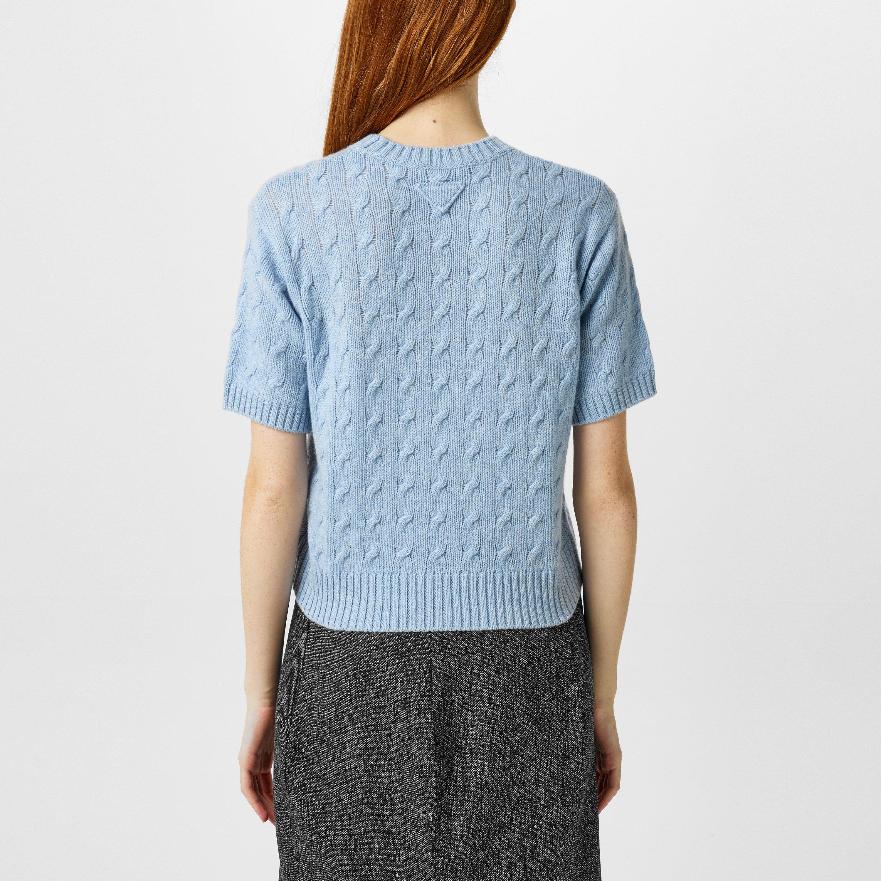 AZZURRO - Prada - Cable Knit Jumper - 4