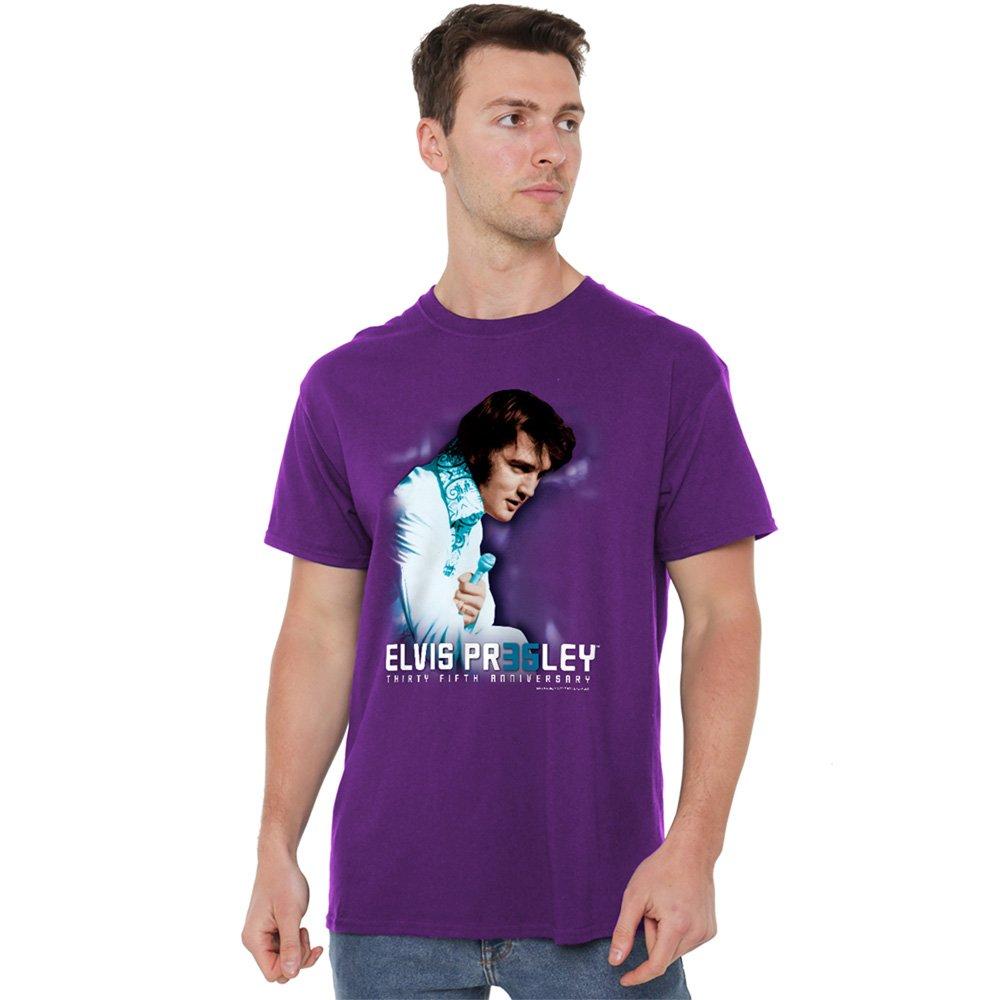 Purple - Elvis Presley - Elvis Presley35Th Anniversary 2 T-Shirt Purple - 1