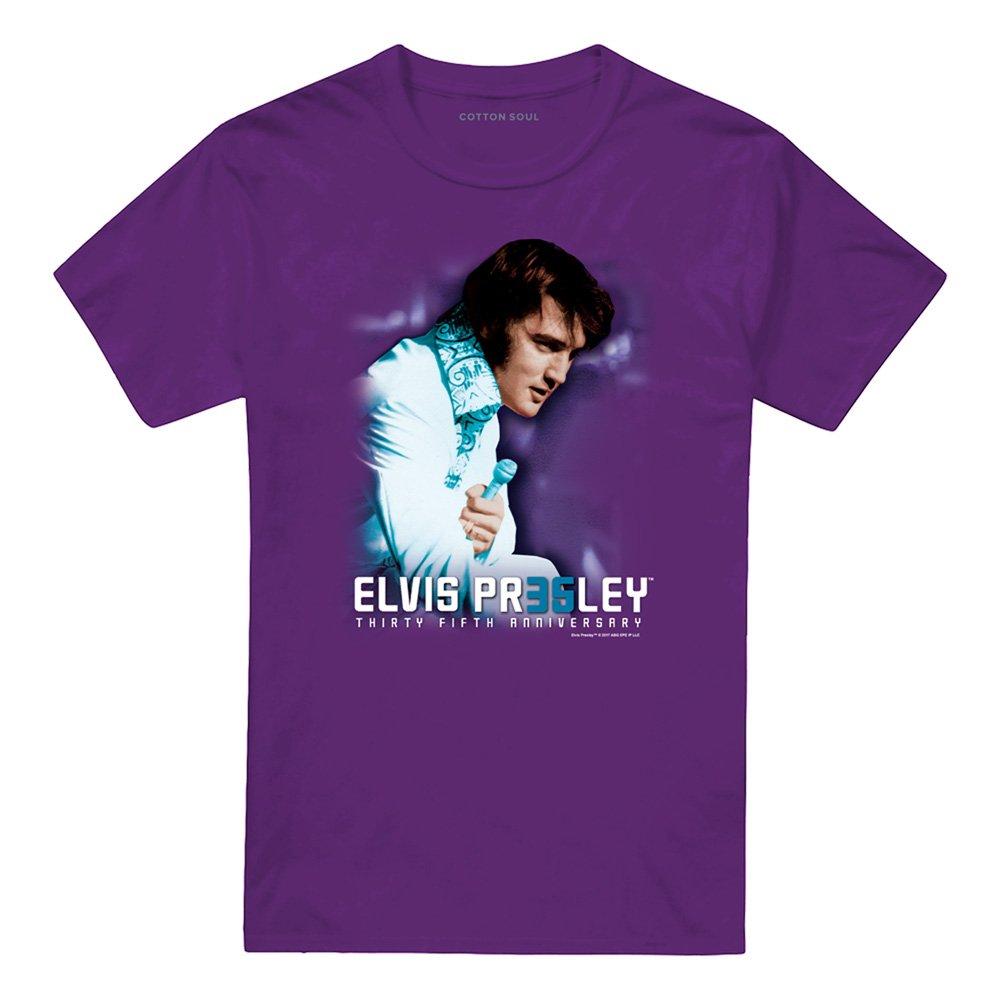 Purple - Elvis Presley - Elvis Presley35Th Anniversary 2 T-Shirt Purple - 4