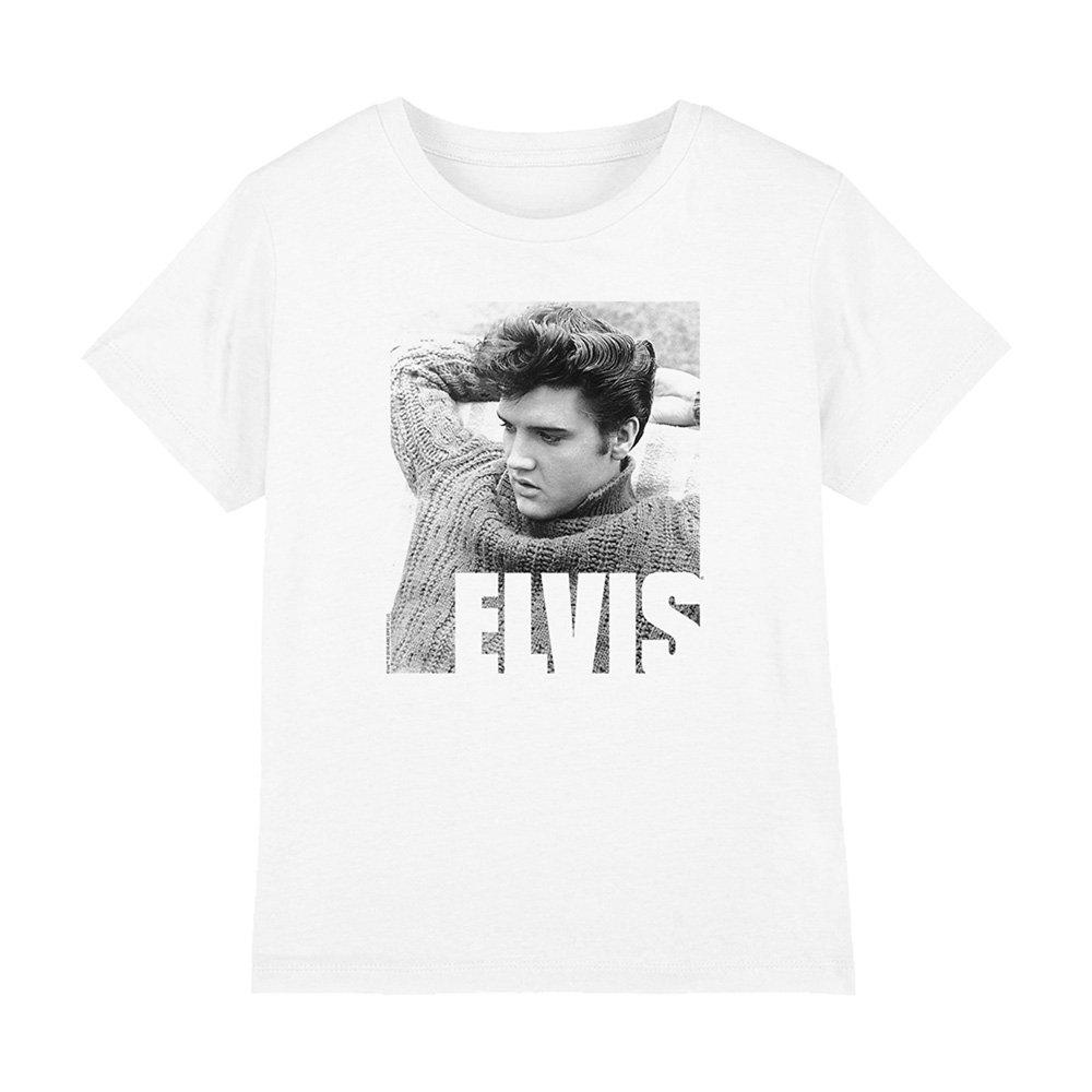 White - Elvis Presley - Elvis Presley Relaxing Kids T-Shirt White - 1
