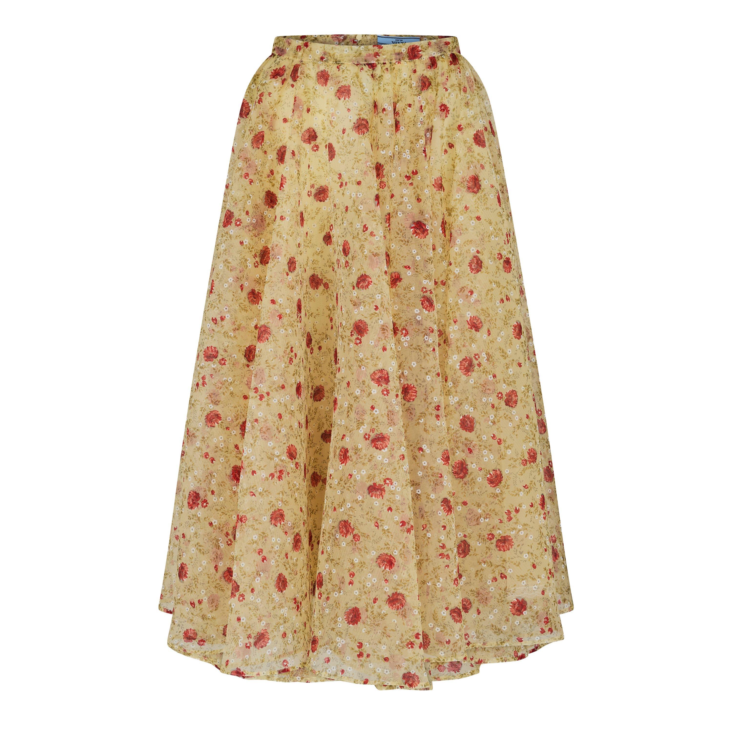 ROSSO - Prada - Floral Midi Skirt - 1
