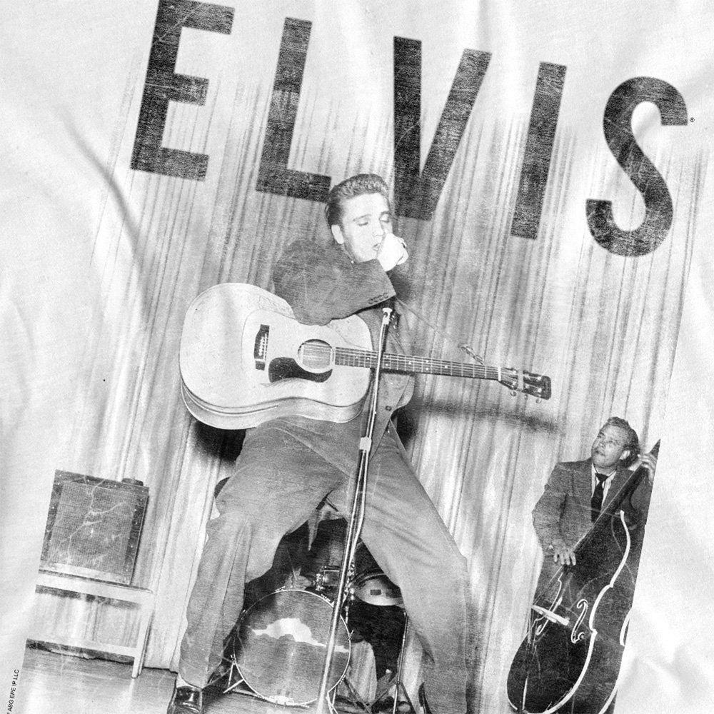 White - Elvis Presley - With The Band T-Shirt White - 2