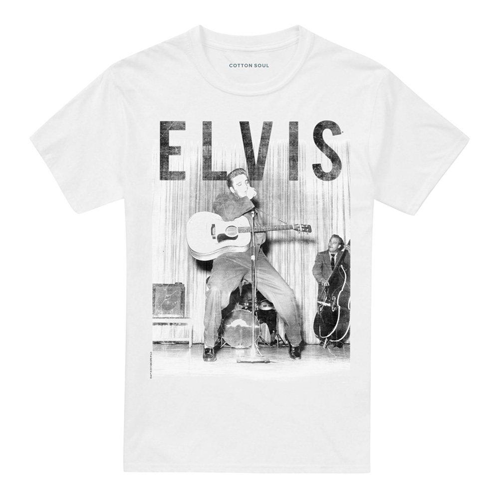 White - Elvis Presley - With The Band T-Shirt White - 4