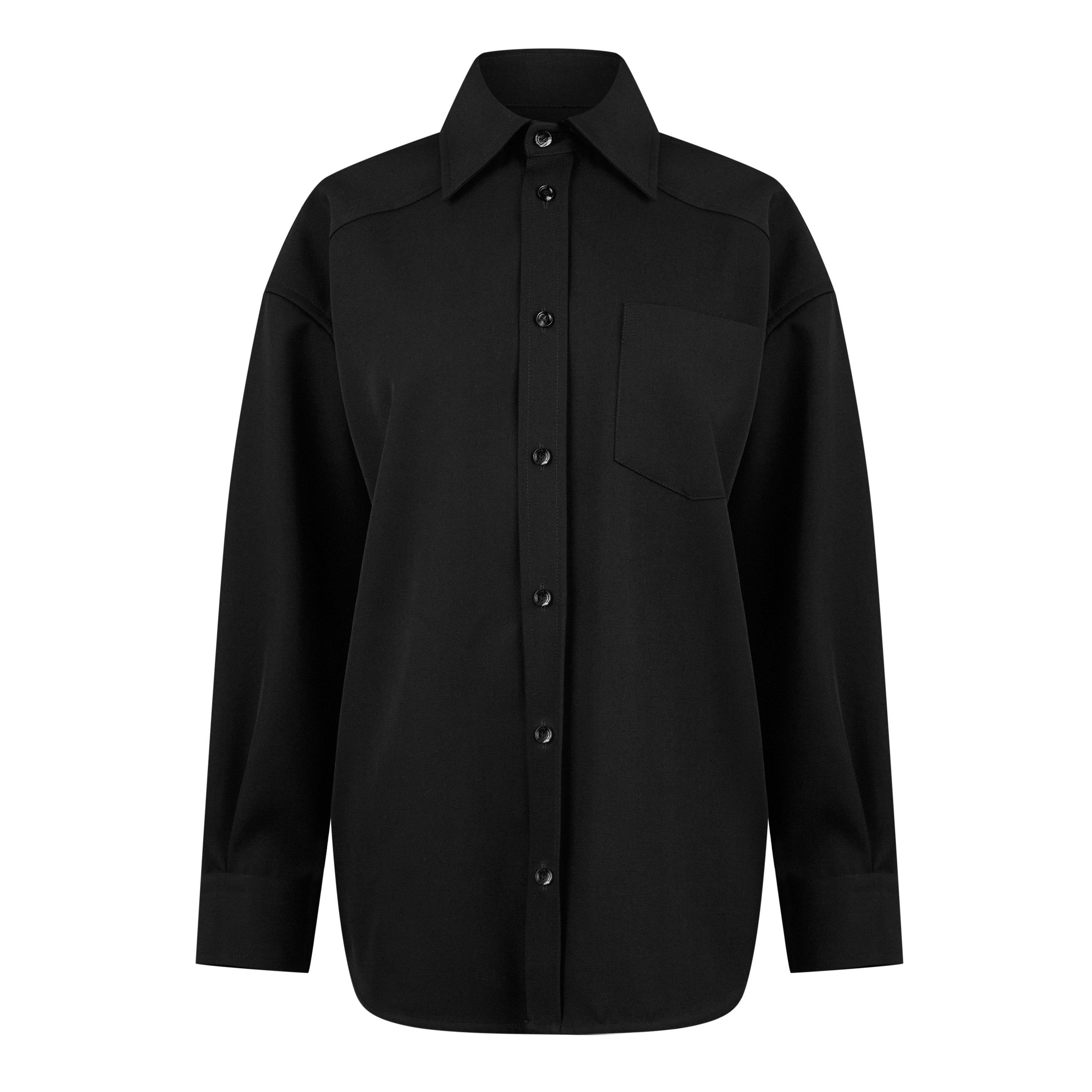 Bottega Veneta | Wool Twill Shirt | Plain Shirt - Long