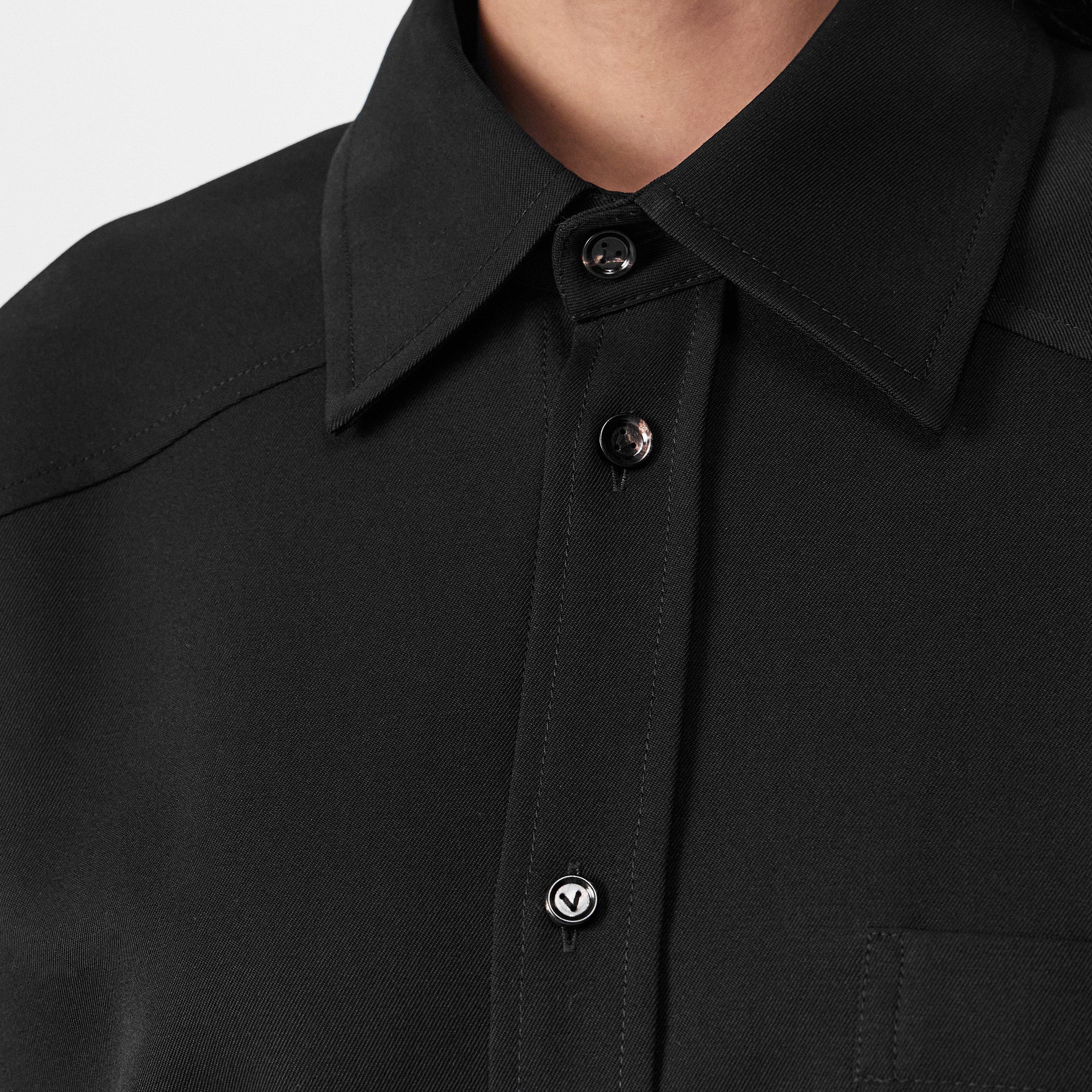 Bottega Veneta | Wool Twill Shirt | Plain Shirt - Long