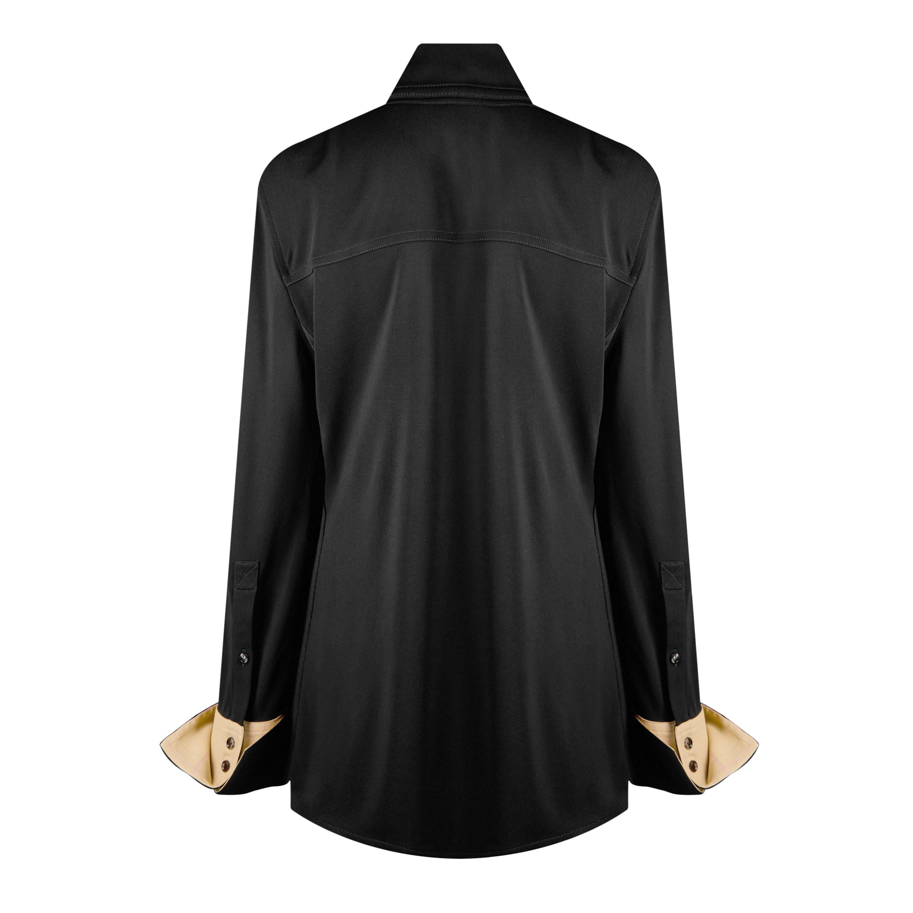 Black - Bottega Veneta - Matt Fluid Viscose Jersey Shirt - 2