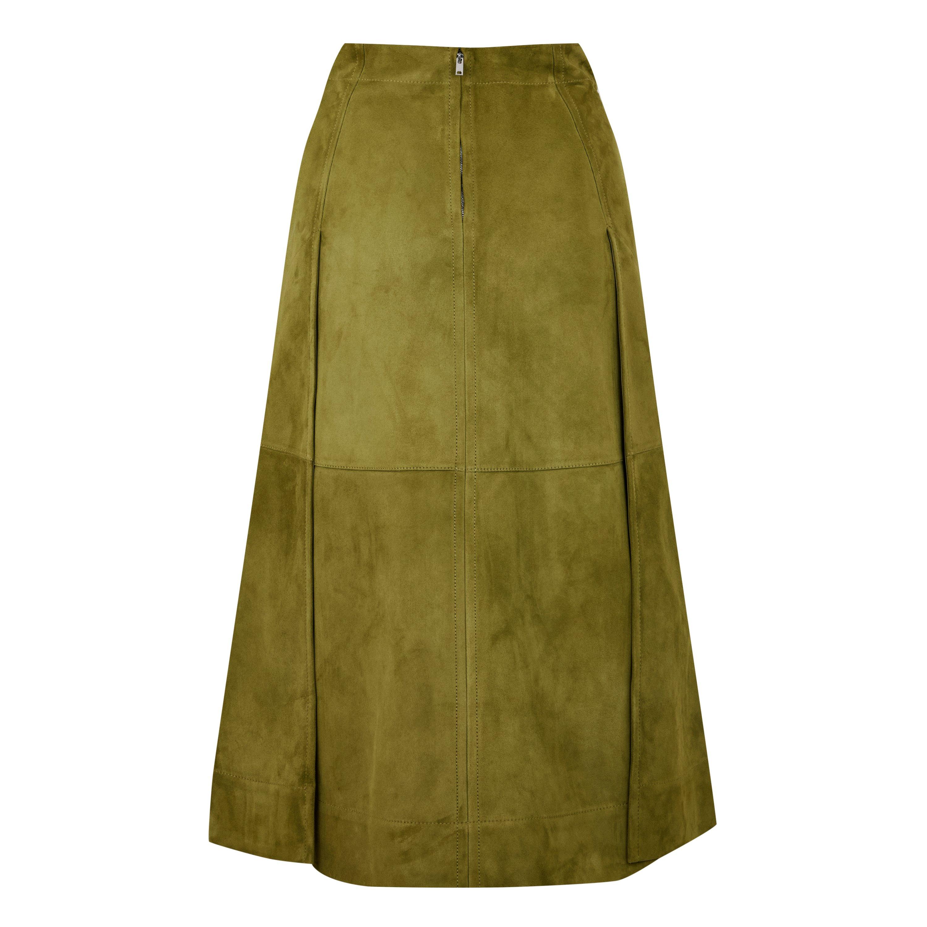 Marsh - Bottega Veneta - Suede Leather Skirt - 7