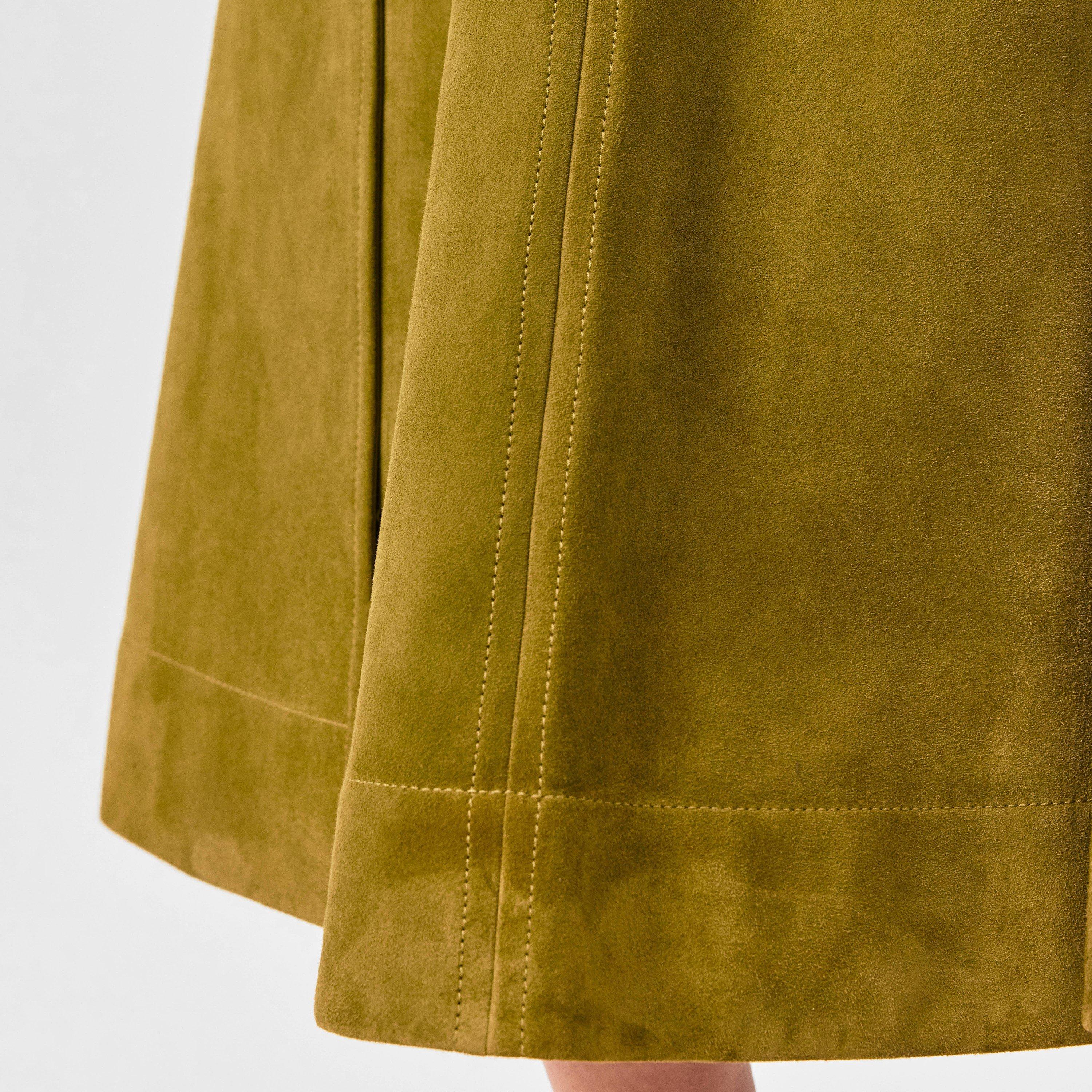 Marsh - Bottega Veneta - Suede Leather Skirt - 5