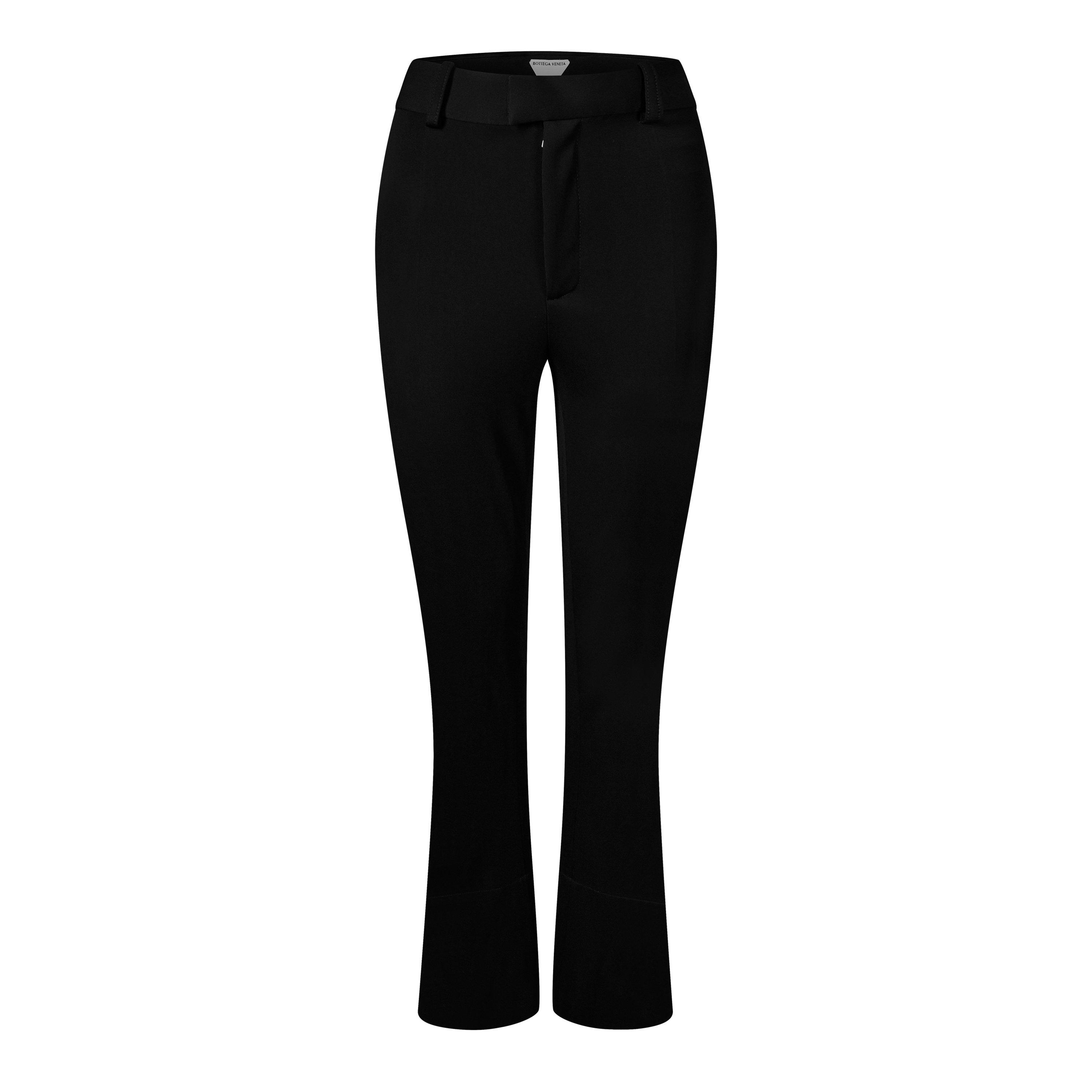 Black - Bottega Veneta - Women's Flexible Flared Trousers - 1