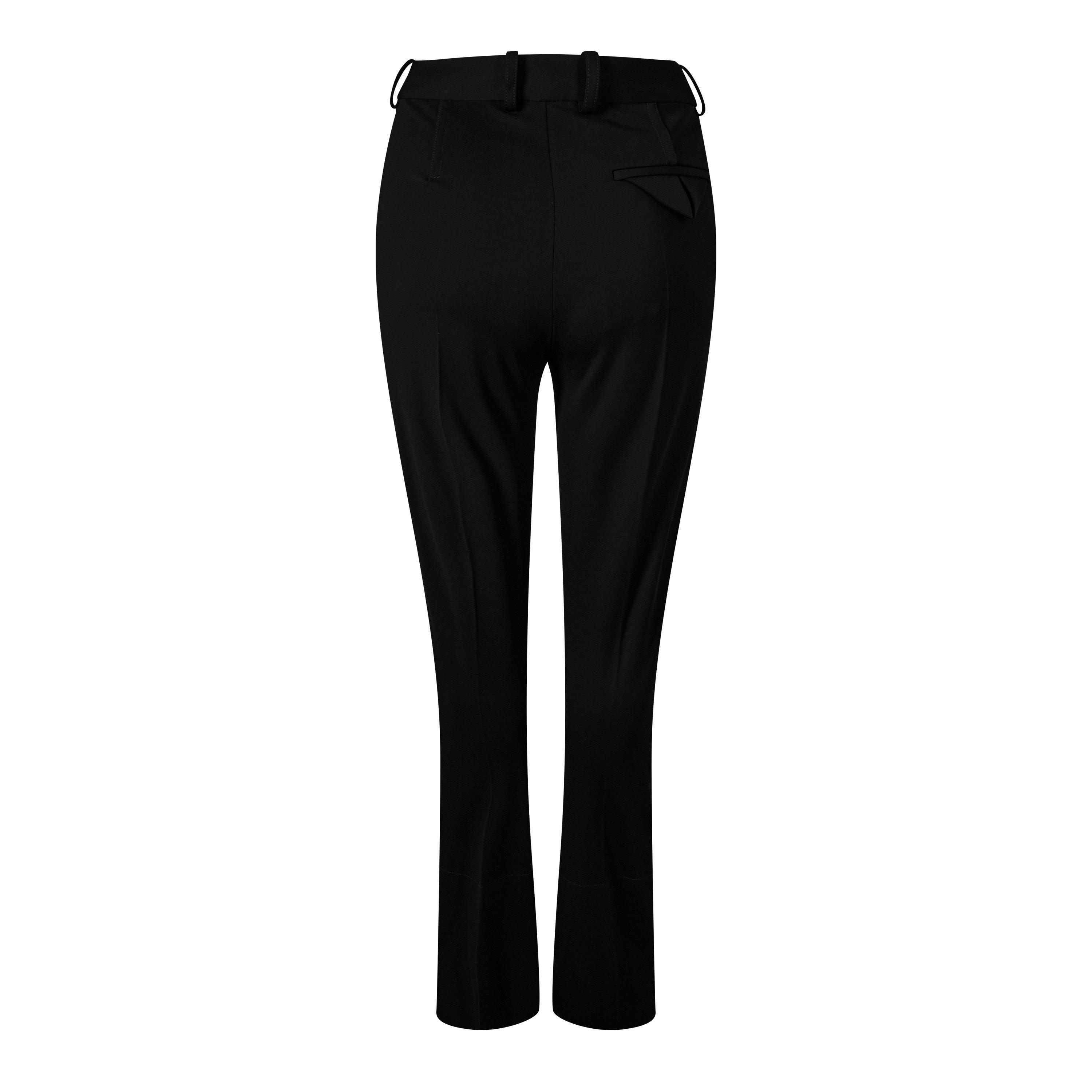 Black - Bottega Veneta - Women's Jersey Flared Trousers - 2