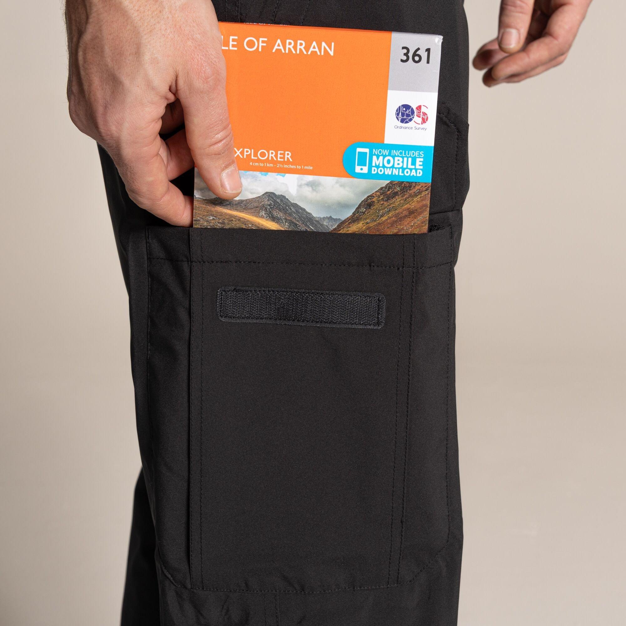 Black - Craghoppers - Indus Waterproof Trousers - 9