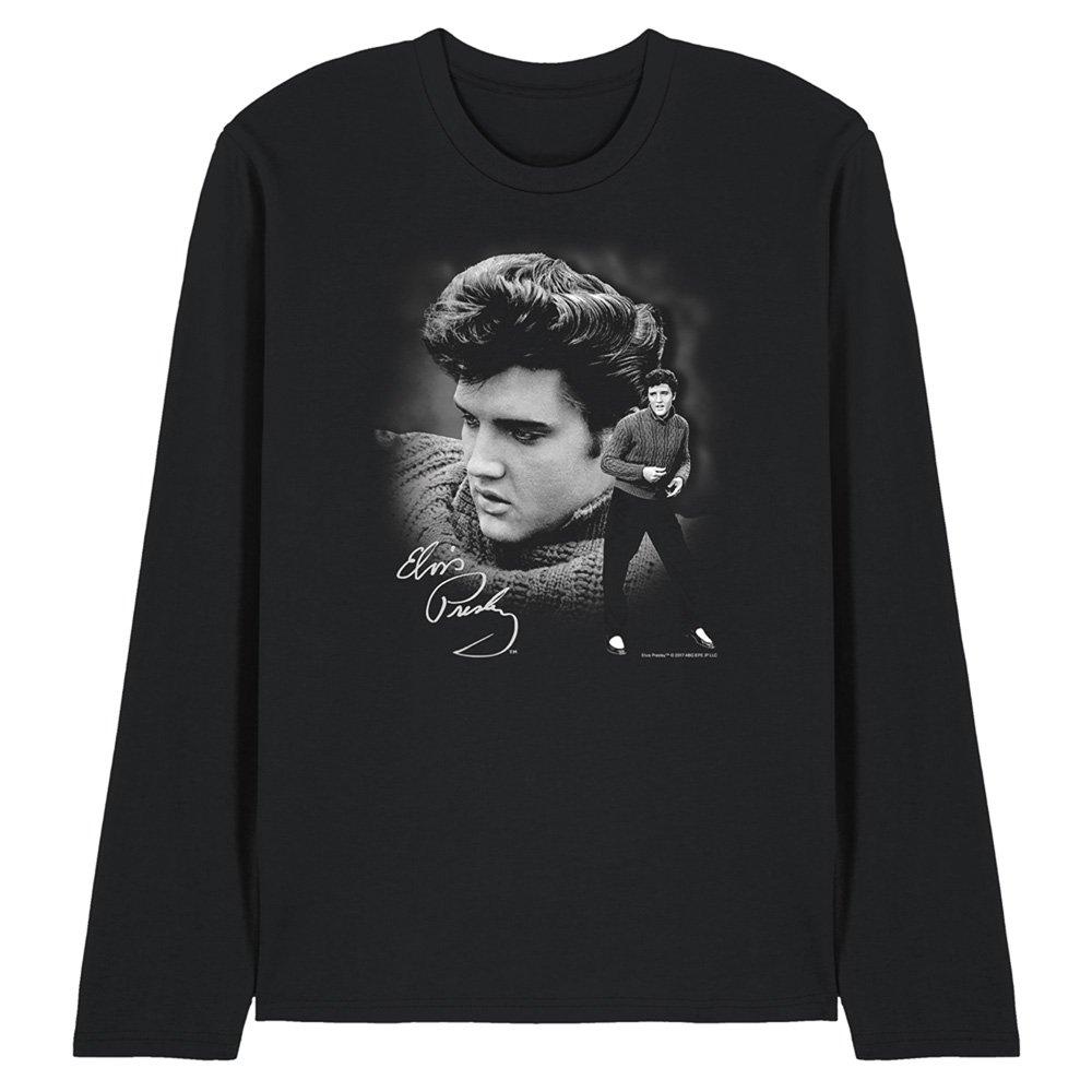 Elvis Presley Sweater Long Sleeve T-Shirt Black