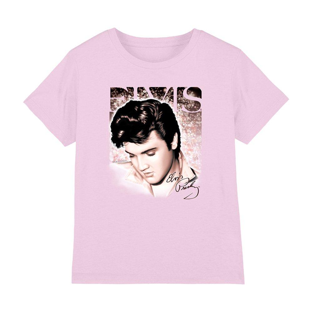 Elvis Presley Elvis Presley Star Light Kids T-Shirt Pink