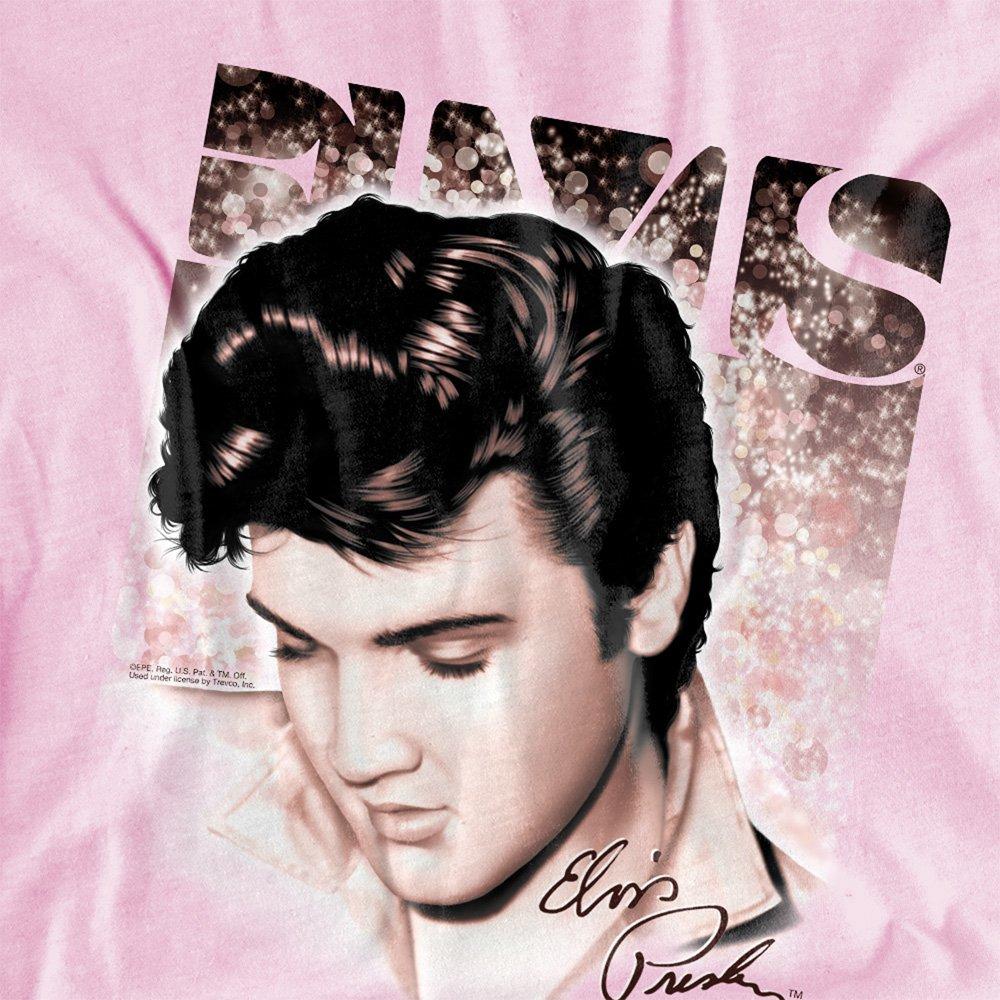 Pink - Elvis Presley - Elvis Presley Star Light Kids T-Shirt Pink - 2