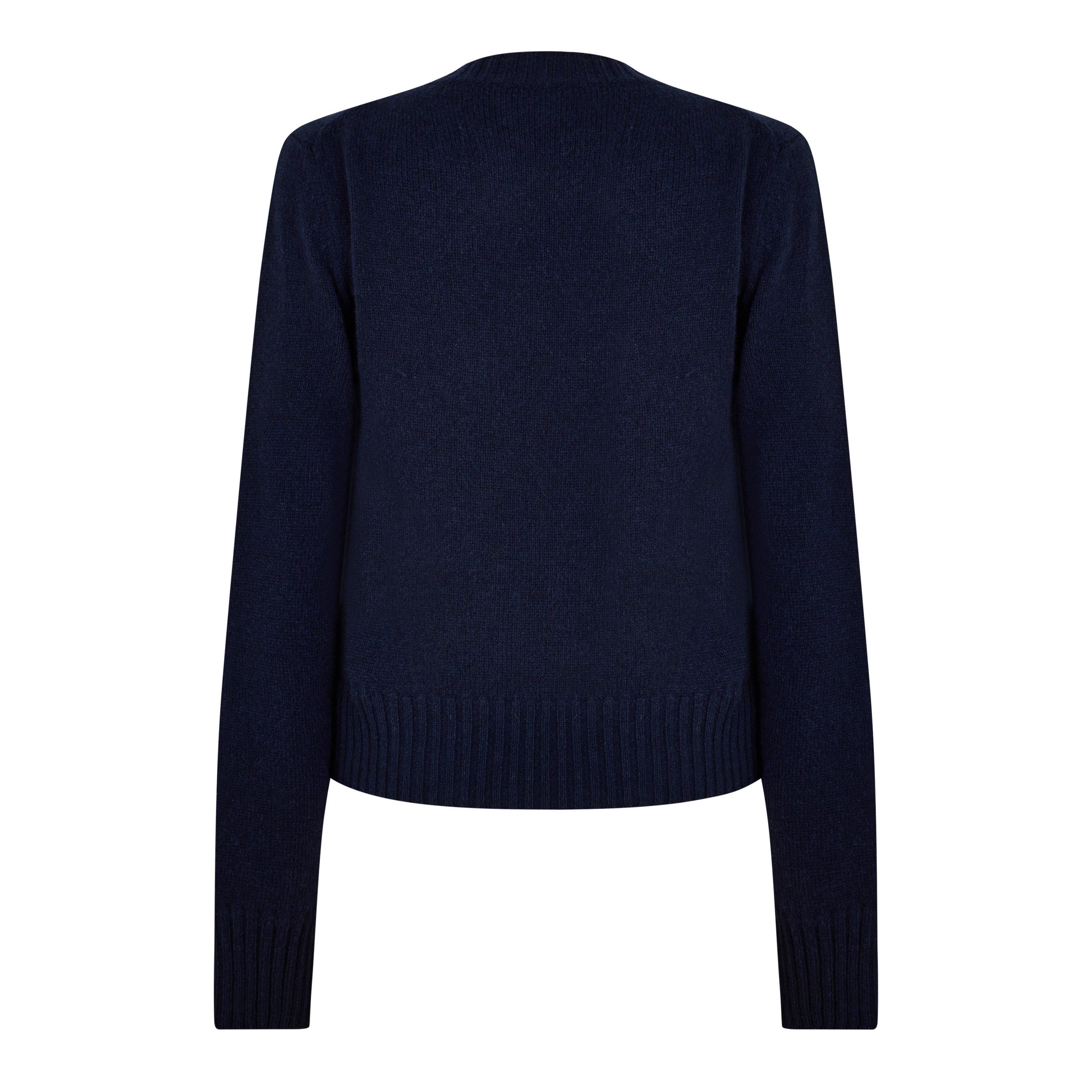 Navy Blue/4011 - Ami Paris - Tonal Sweatshirt - 6