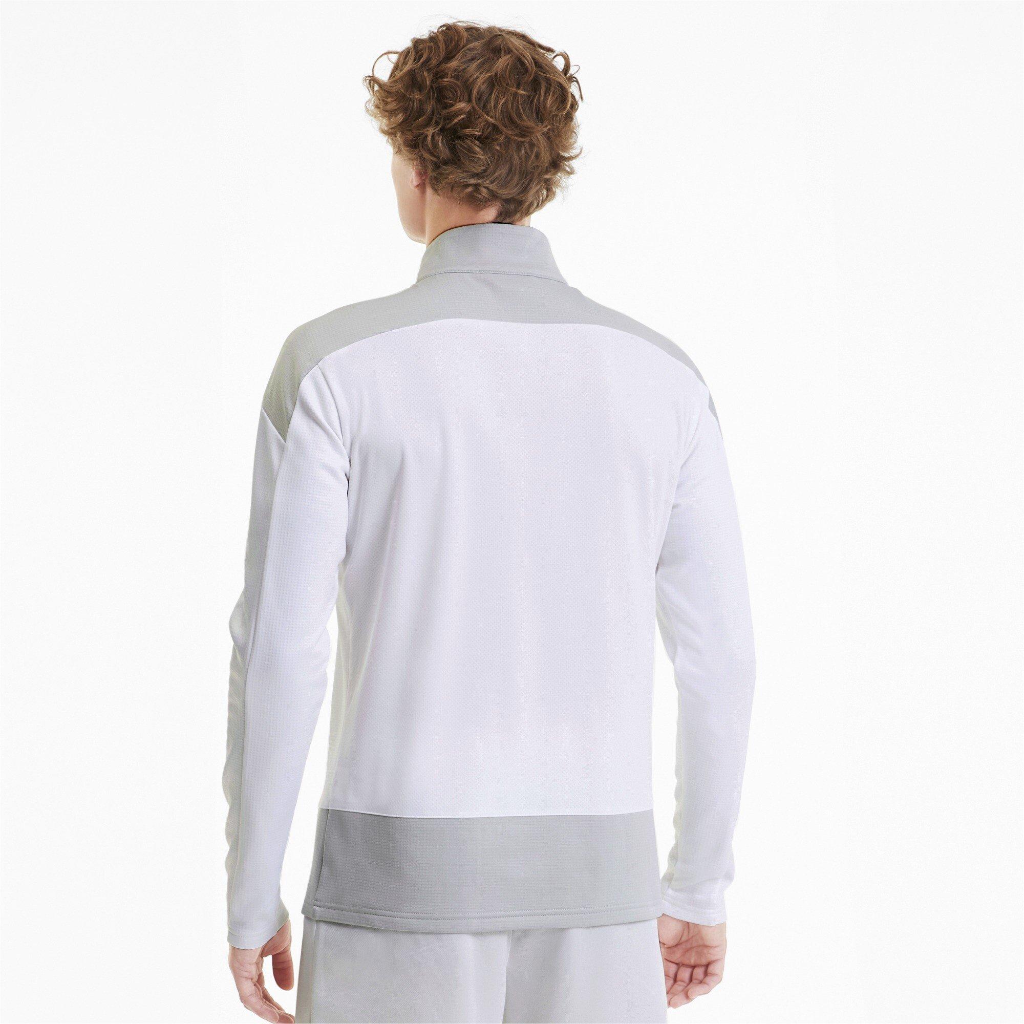 White/Grey - Puma - Quarter-Zip Fleece - 3