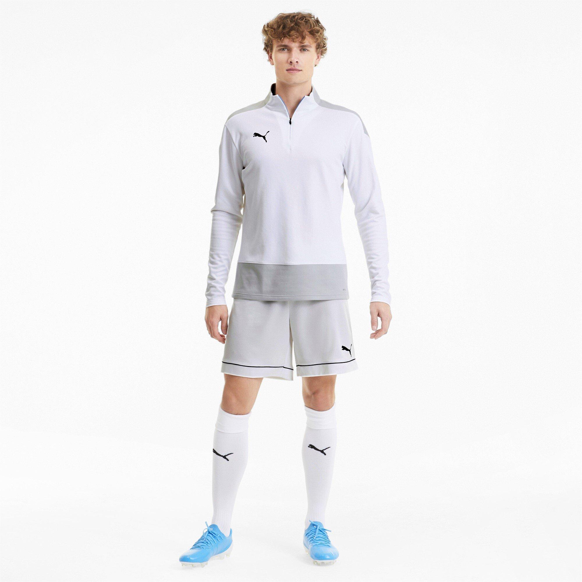 White/Grey - Puma - Quarter-Zip Fleece - 4