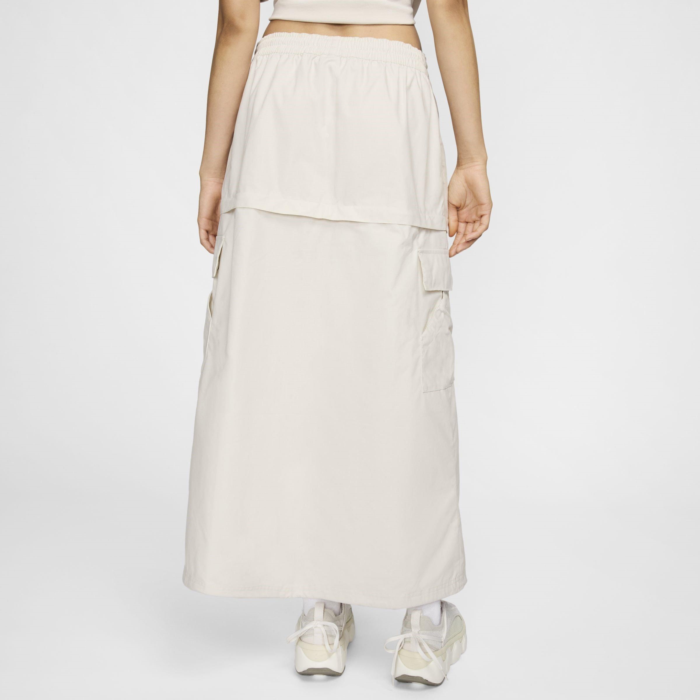 Orewood/Black - Nike - Woven Cargo Midi Skirt - 2