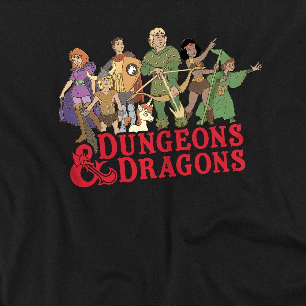 Black - Hasbro - Dungeons & Dragons Line Up Mens T-Shirt Black - 2