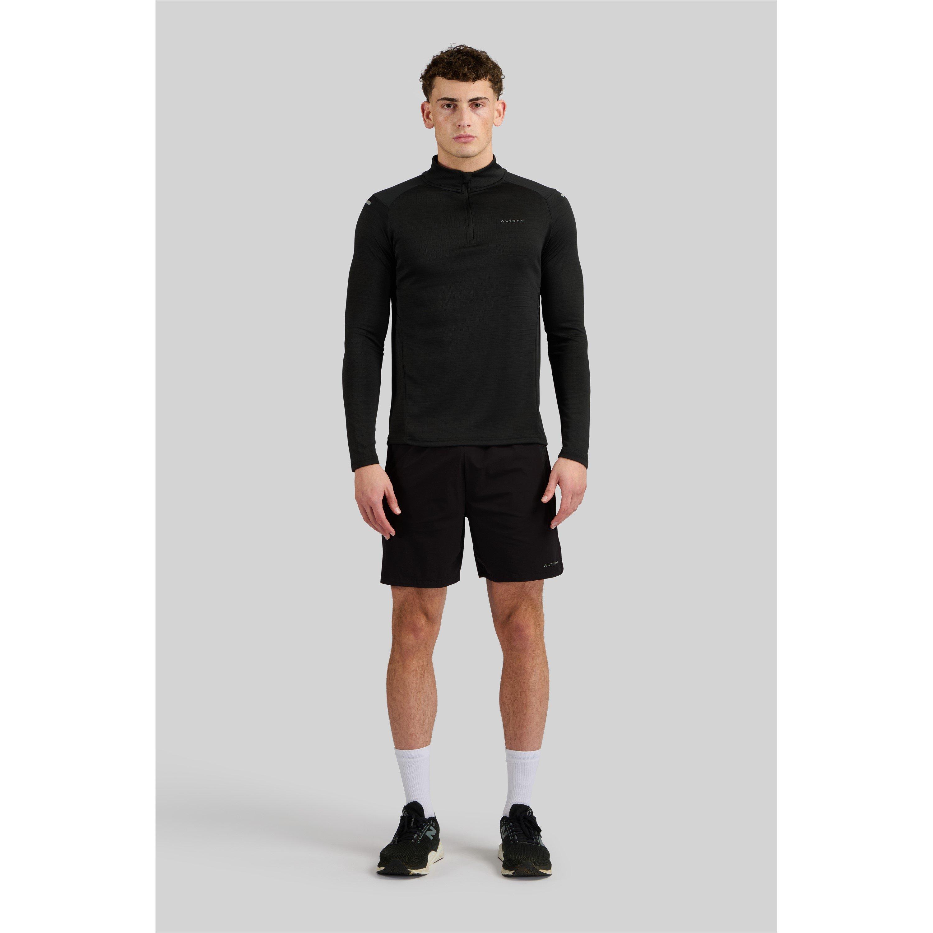 Black - ALTRYN - Pike Tech 1/4 Zip Top Mens - 1