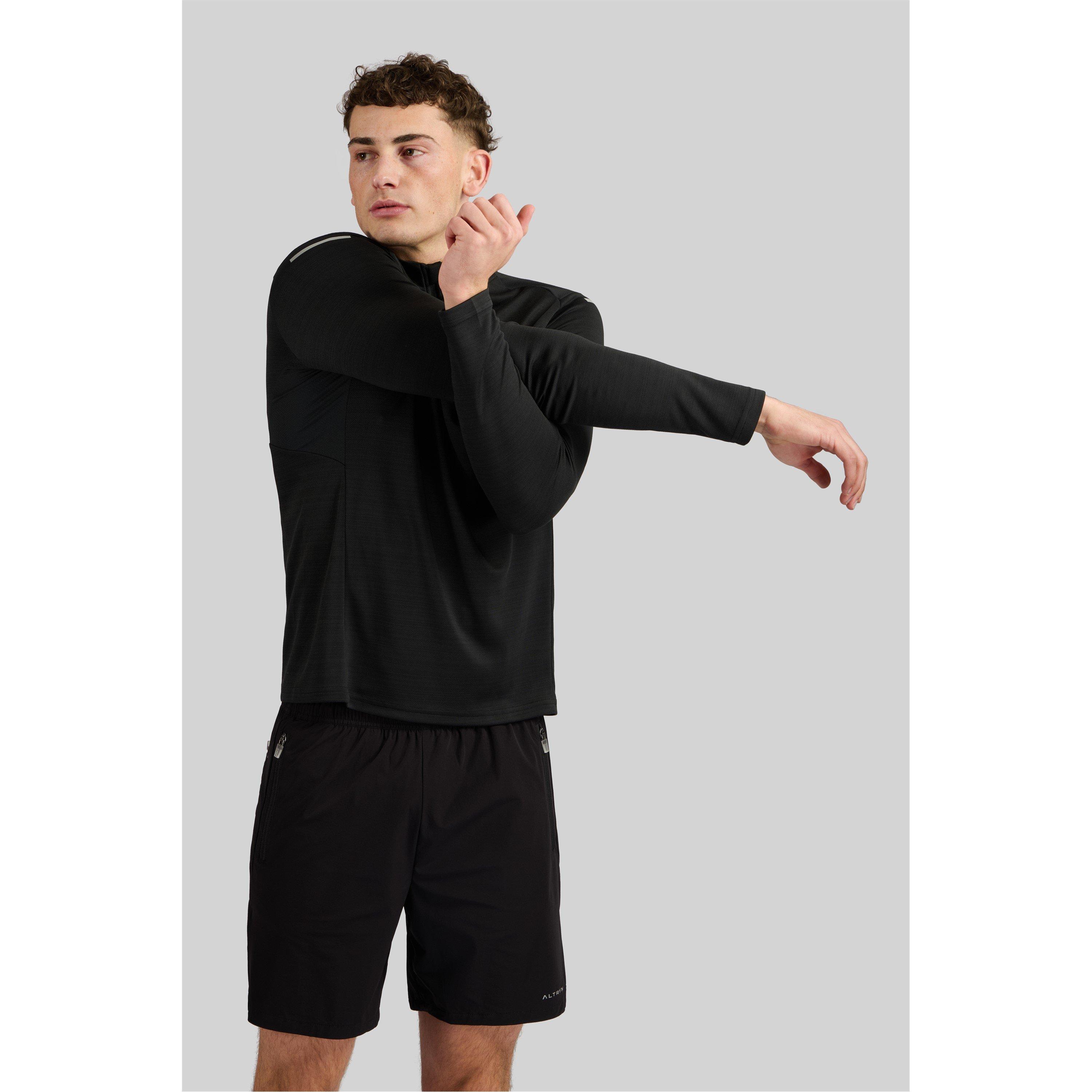 Black - ALTRYN - Pike Tech quarter Zip Top Mens - 2