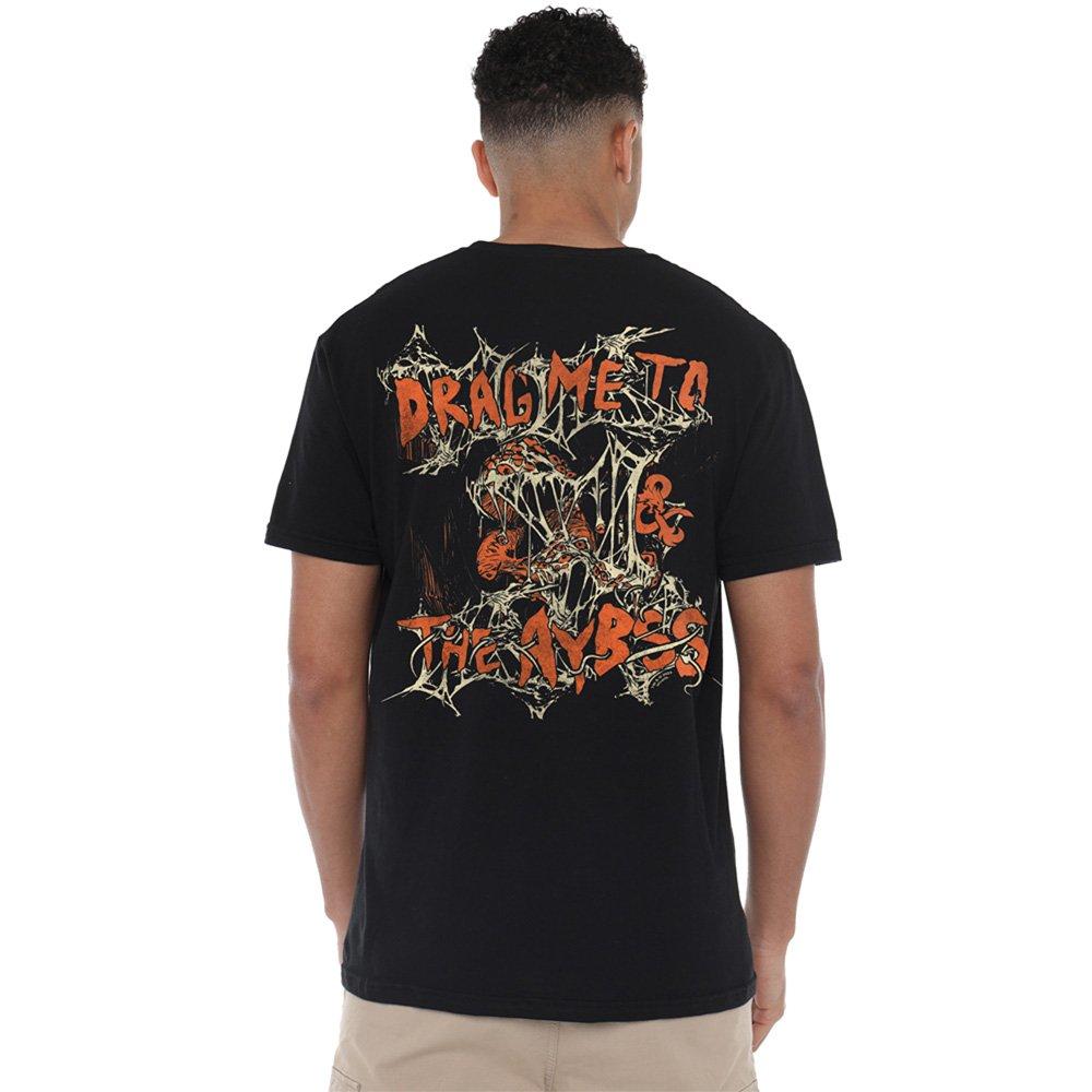 Black - Hasbro - Dungeons Dragons Drag Me To The Abyss Front Back T - 1