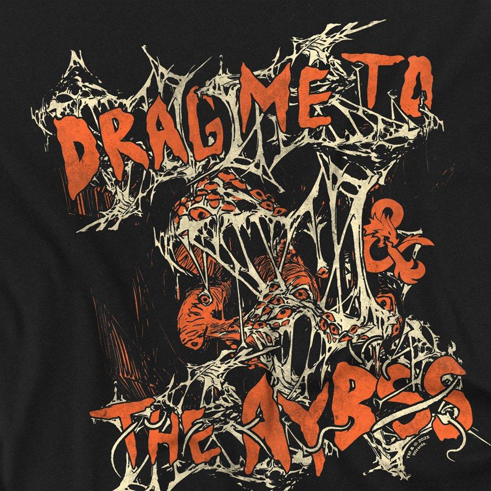 Black - Hasbro - Dungeons Dragons Drag Me To The Abyss Front Back T - 3